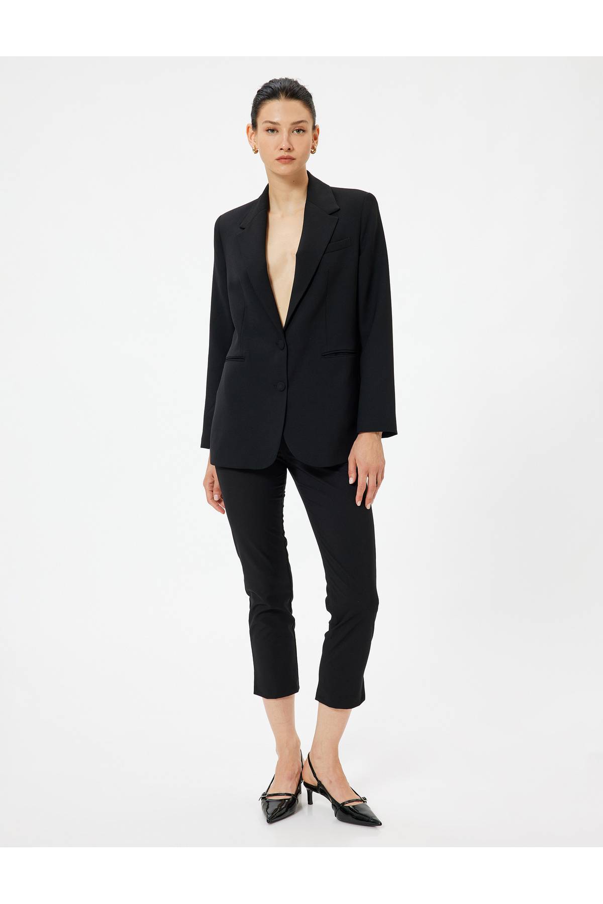 شلوار سیگاری Crop Leg Fit منظم