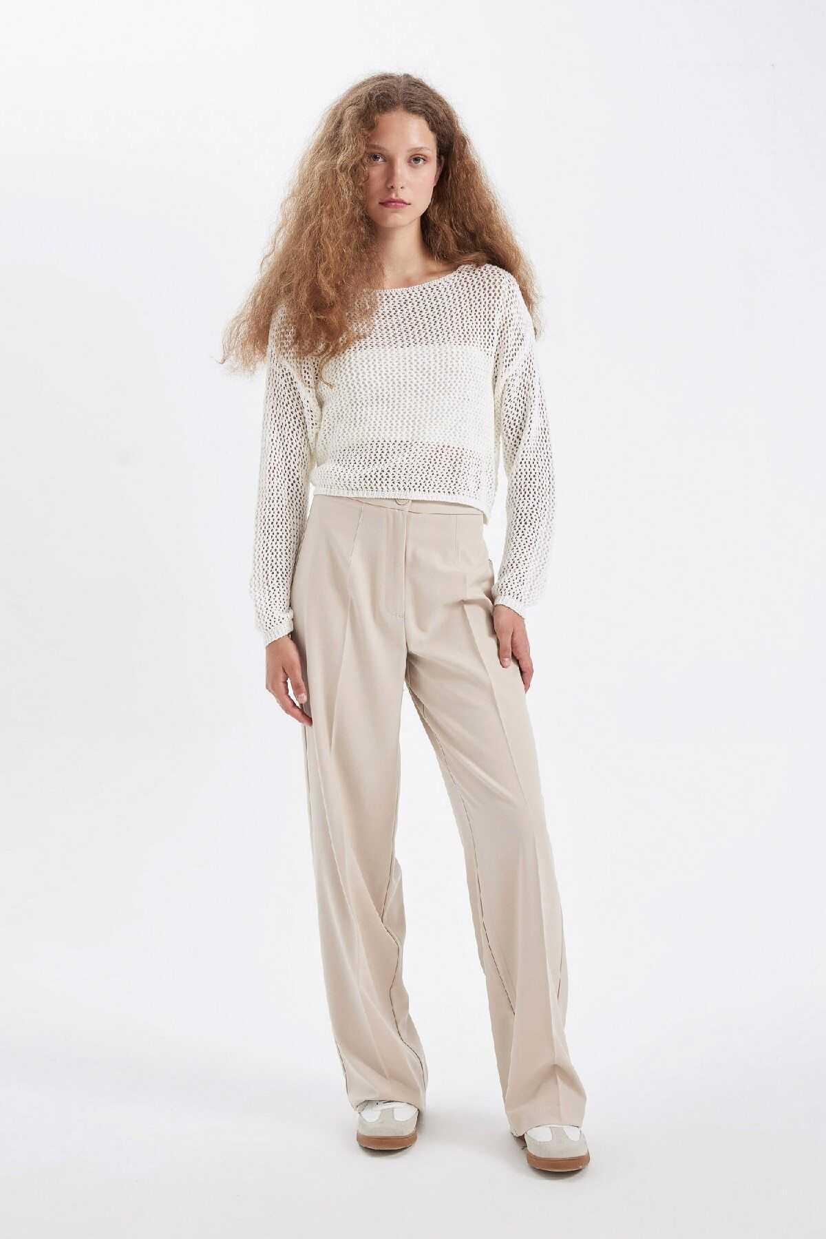 شلوار گشاد با قد استاندارد