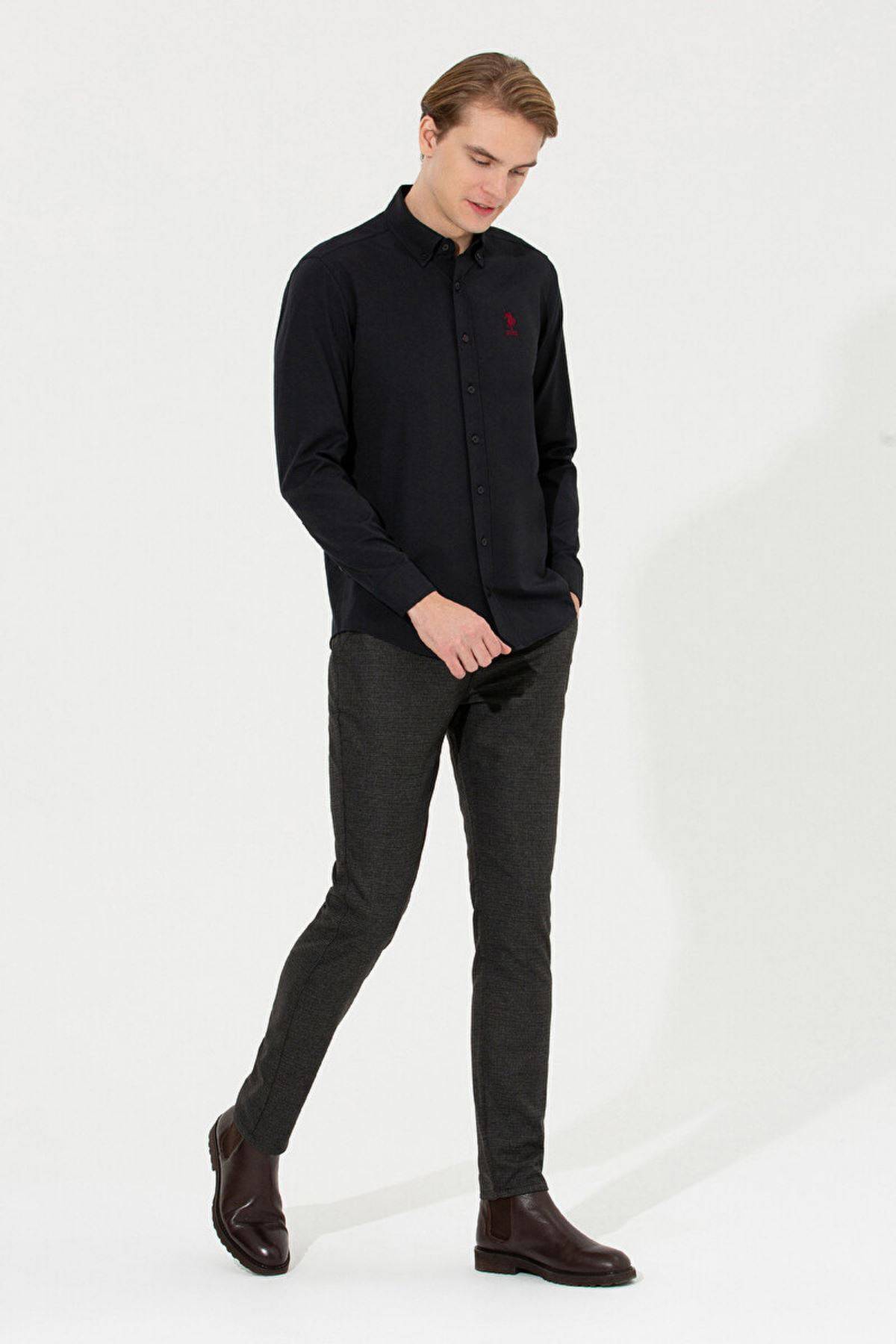 پیراهن مردانه Gox022k Us Polo Assn 1450315 مشکی