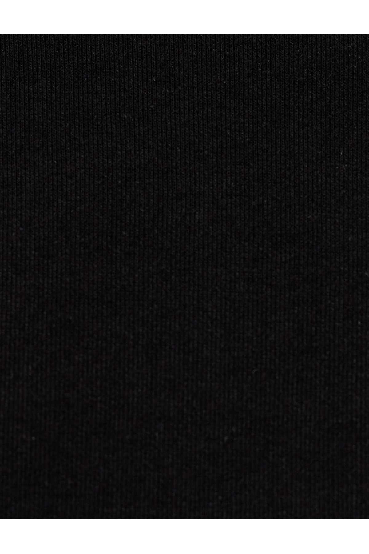 سویشرت یقه خدمه آستین بلند نخی پایه