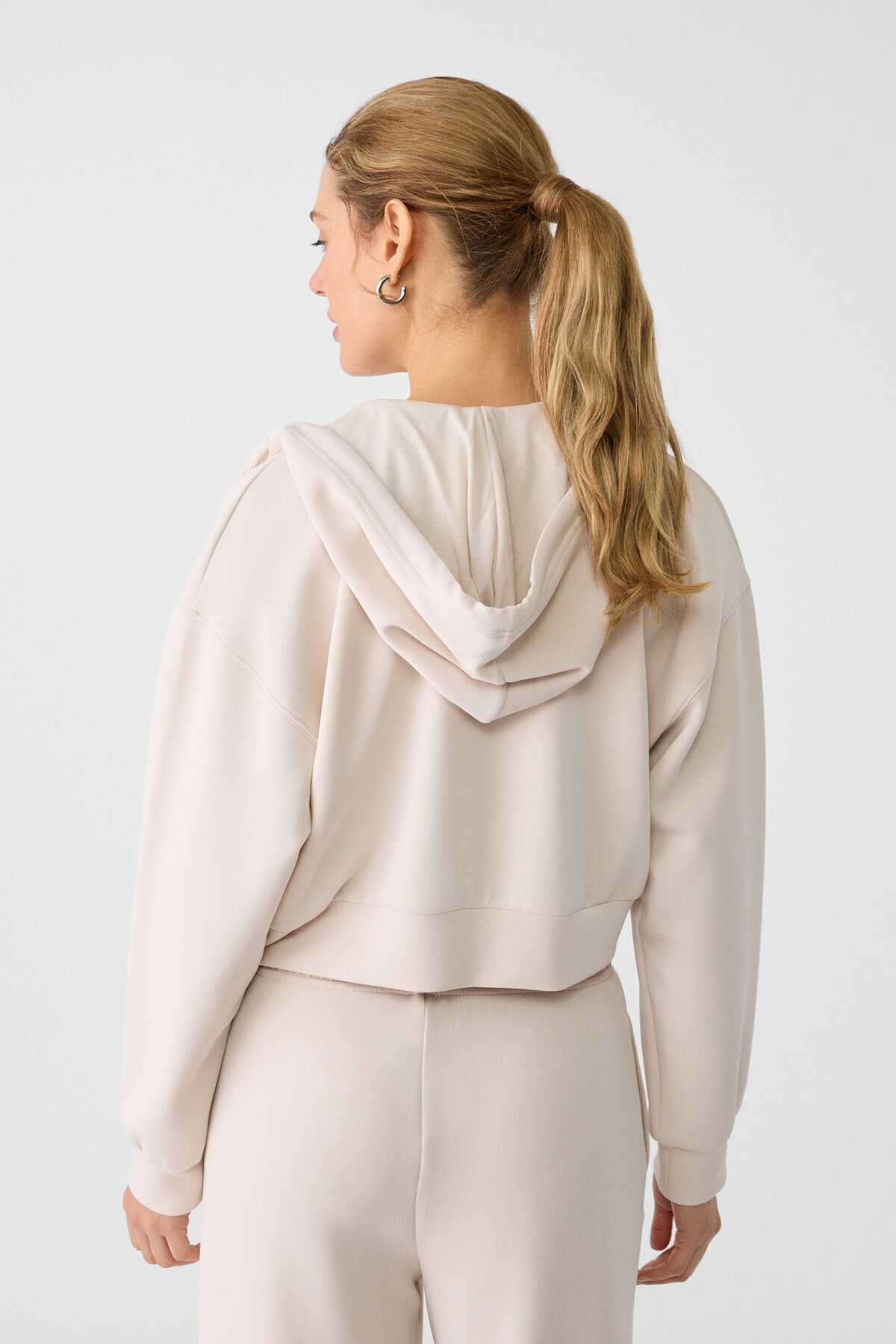 سویشرت زیپ دار بافت نرم