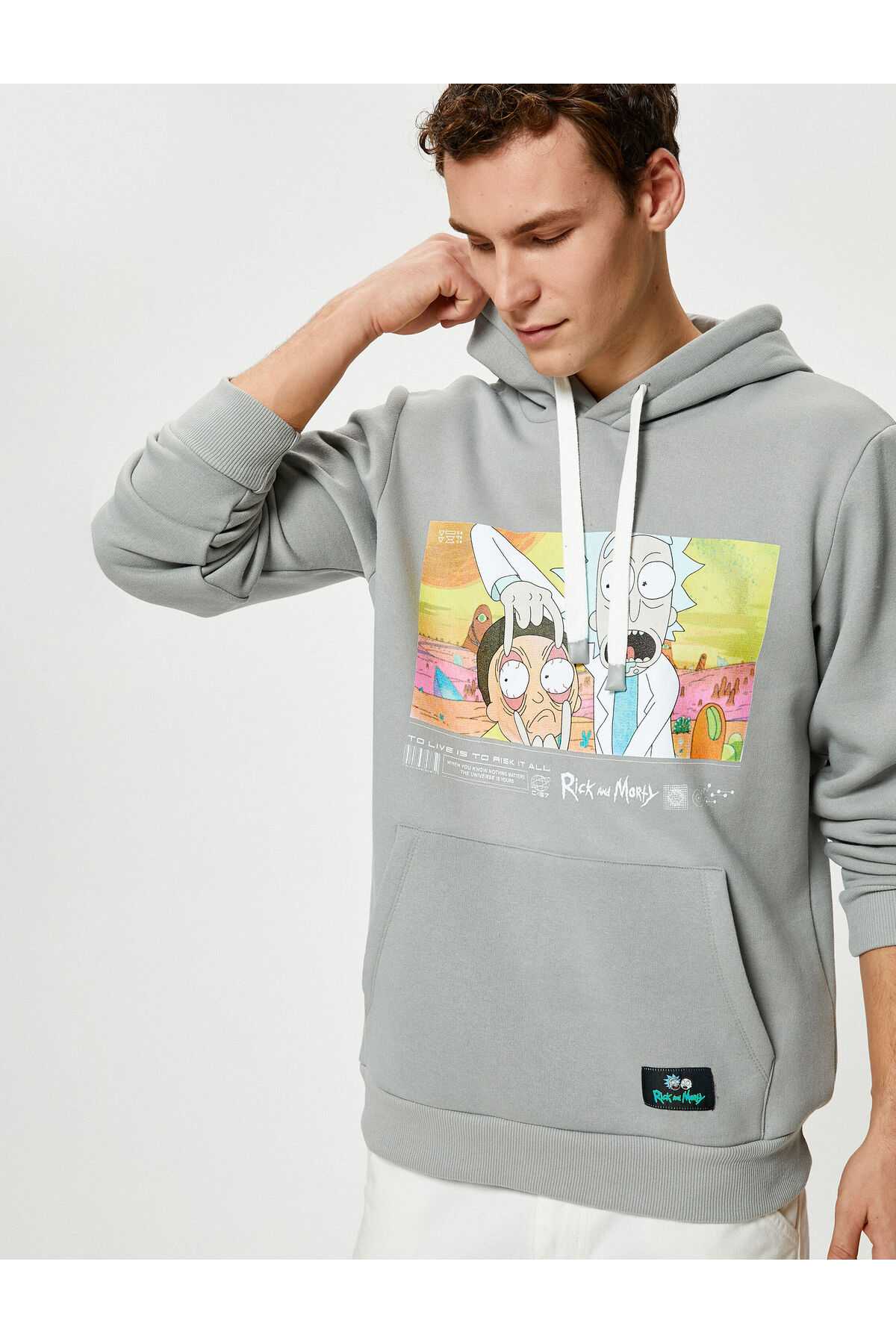 ریک و مورتی هودی کانگورو جیبی مجوز چاپ شده است