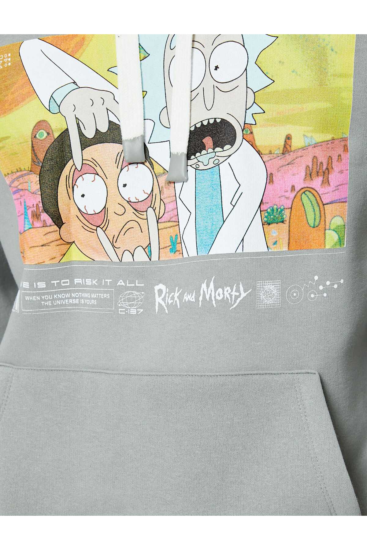 ریک و مورتی هودی کانگورو جیبی مجوز چاپ شده است