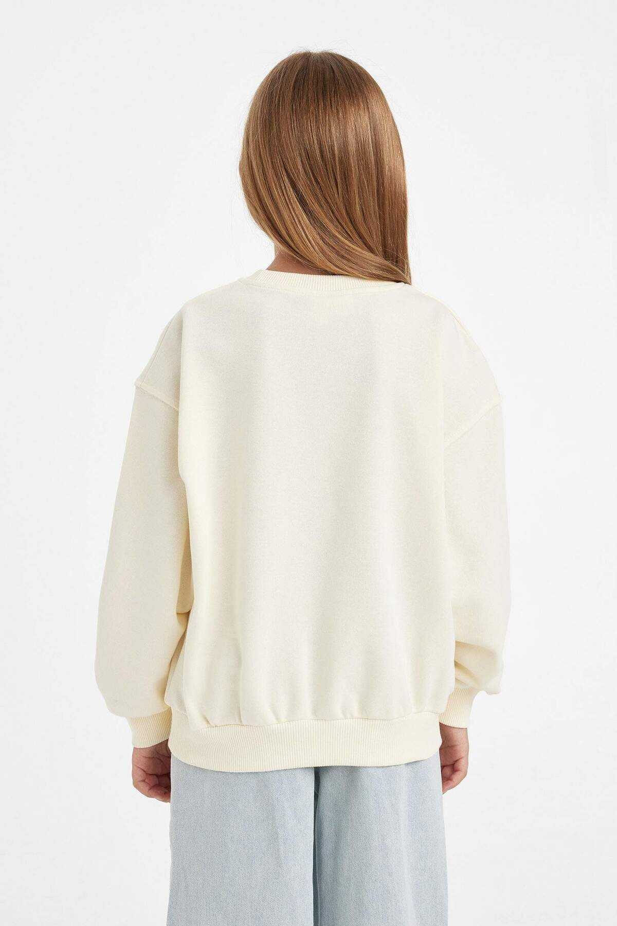 بلوز دخترانه Disney Lilo & Stitch Relax Fit یقه گرمکن