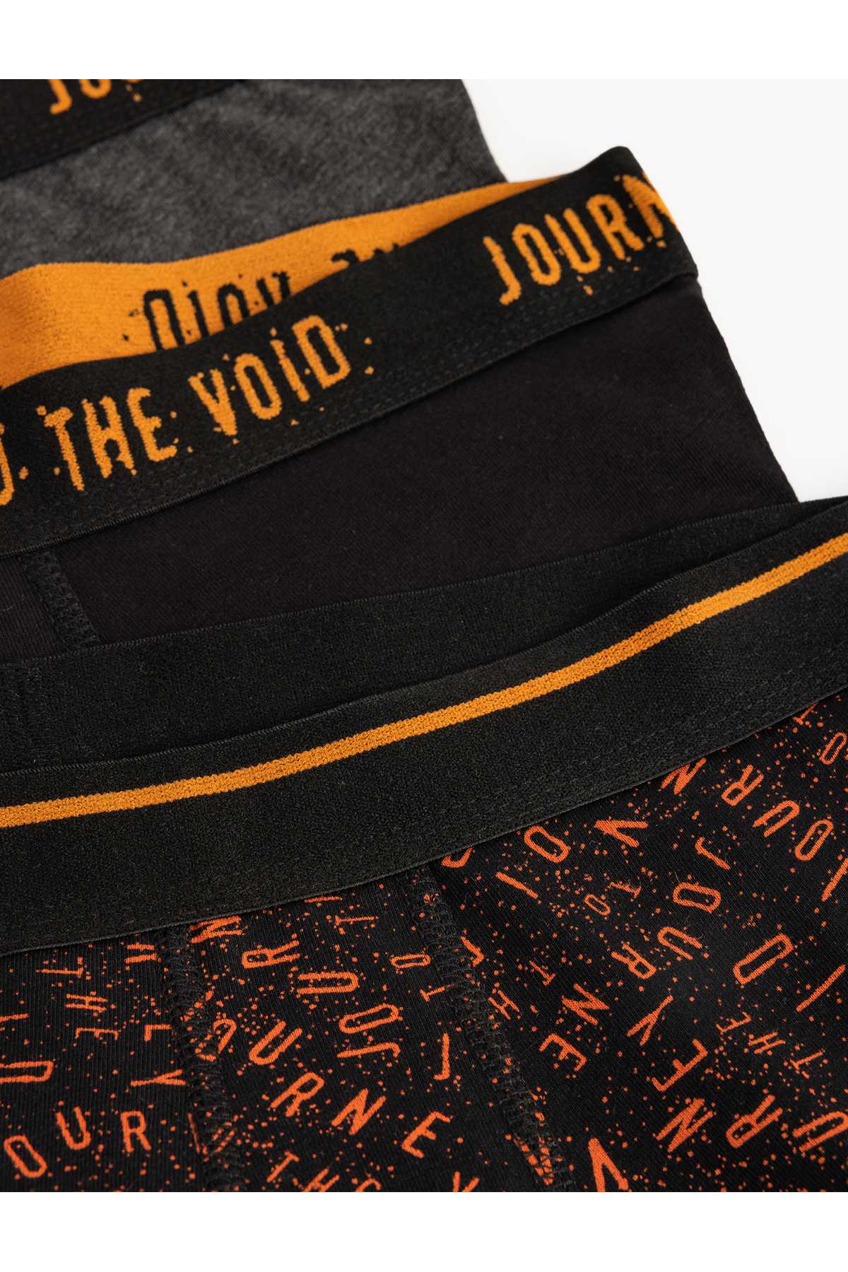 ست باکسر 3 عددی شعار چاپ شده نخی