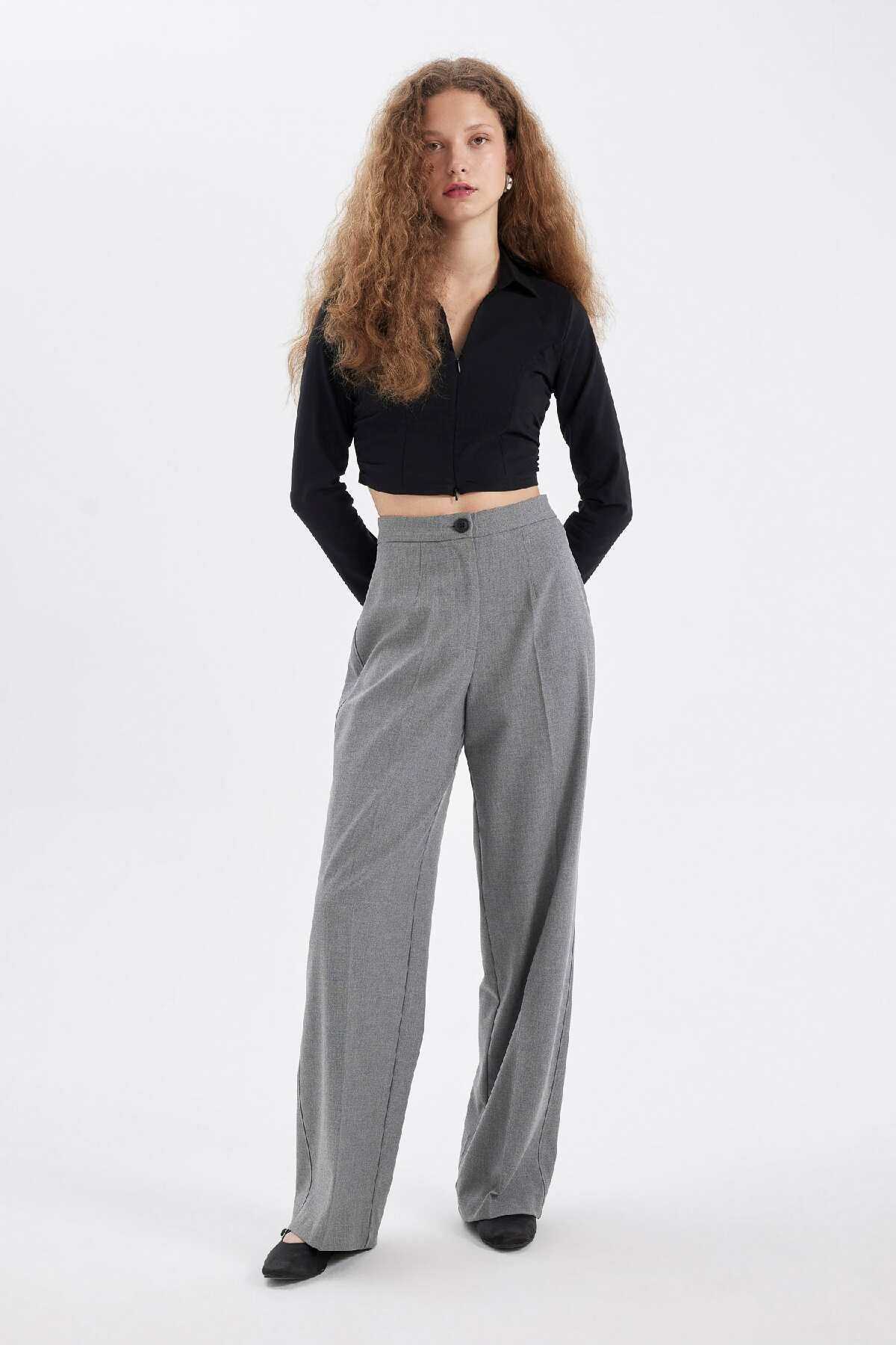 شلوار گشاد با قد استاندارد