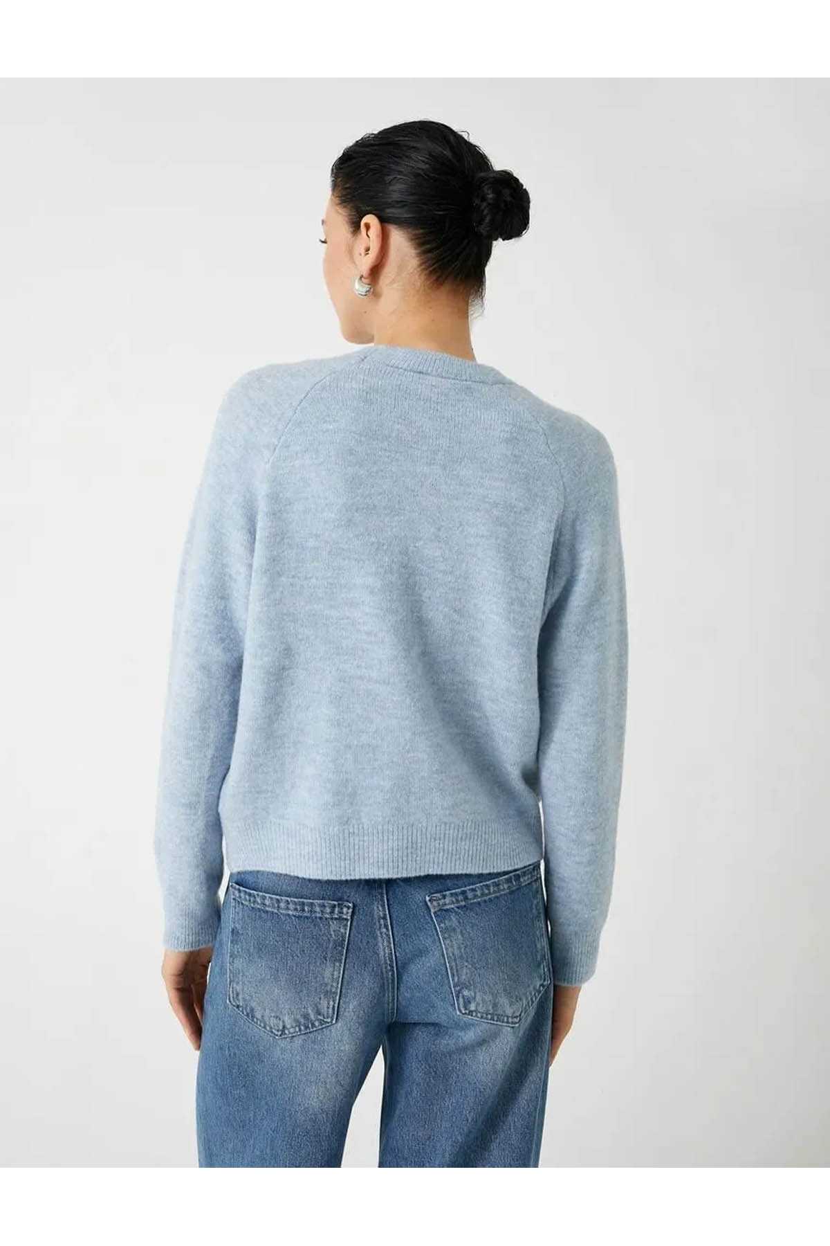 ژاکت بافتنی پایه آستین بلند بافت نرم