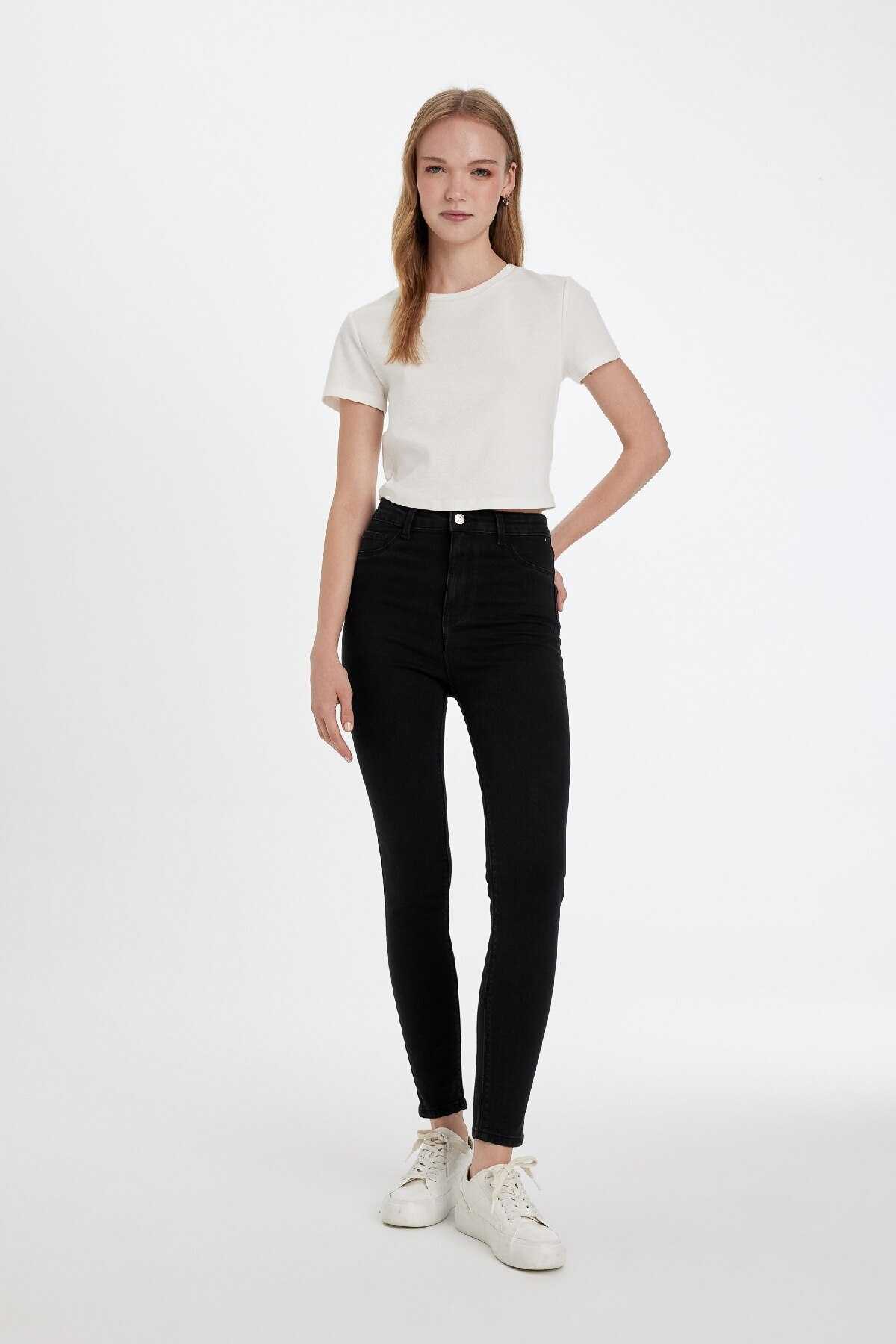 شلوار جین ساق بلند C8545ax24wn