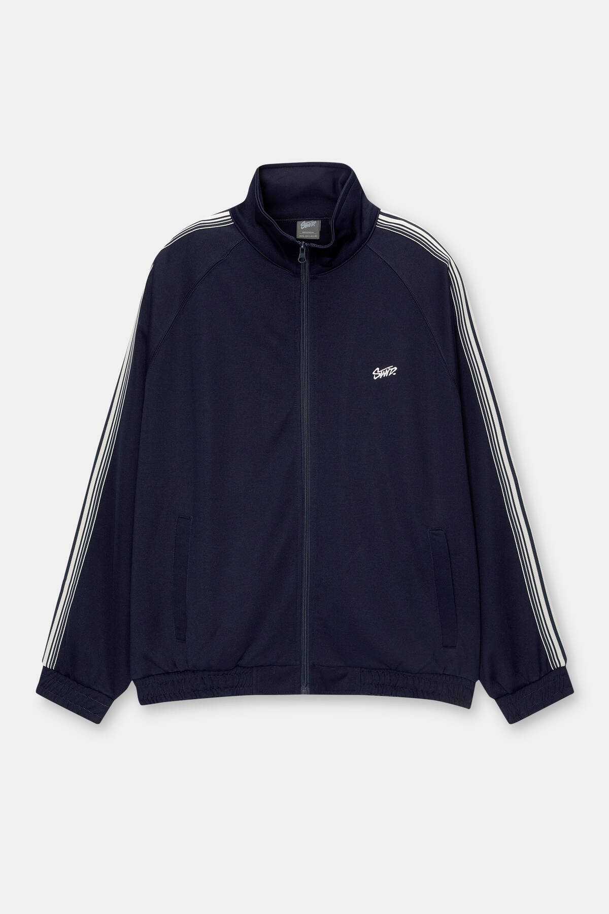 ژاکت گرمکن راه راه