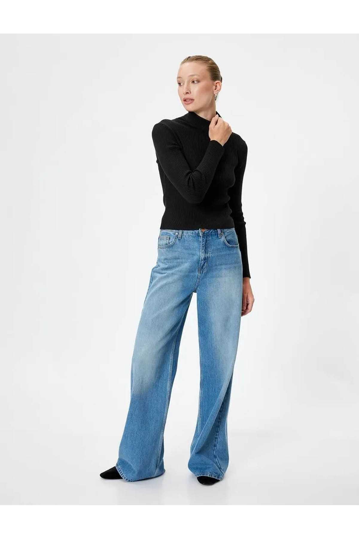 ژاکت بافتنی آجدار آستین بلند پایه