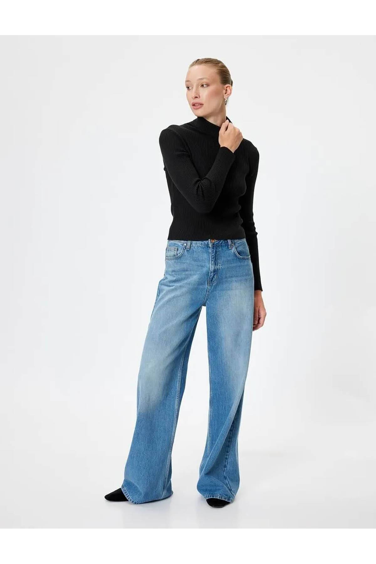 ژاکت بافتنی آجدار آستین بلند پایه