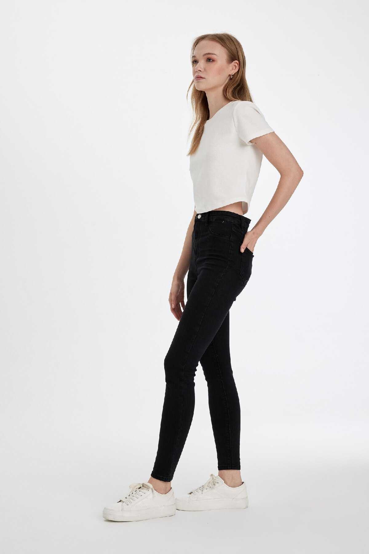 شلوار جین ساق بلند C8545ax24wn