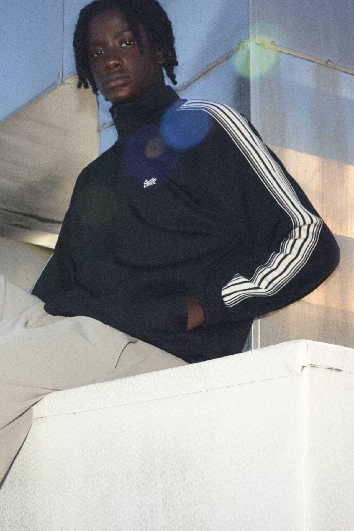 ژاکت گرمکن راه راه