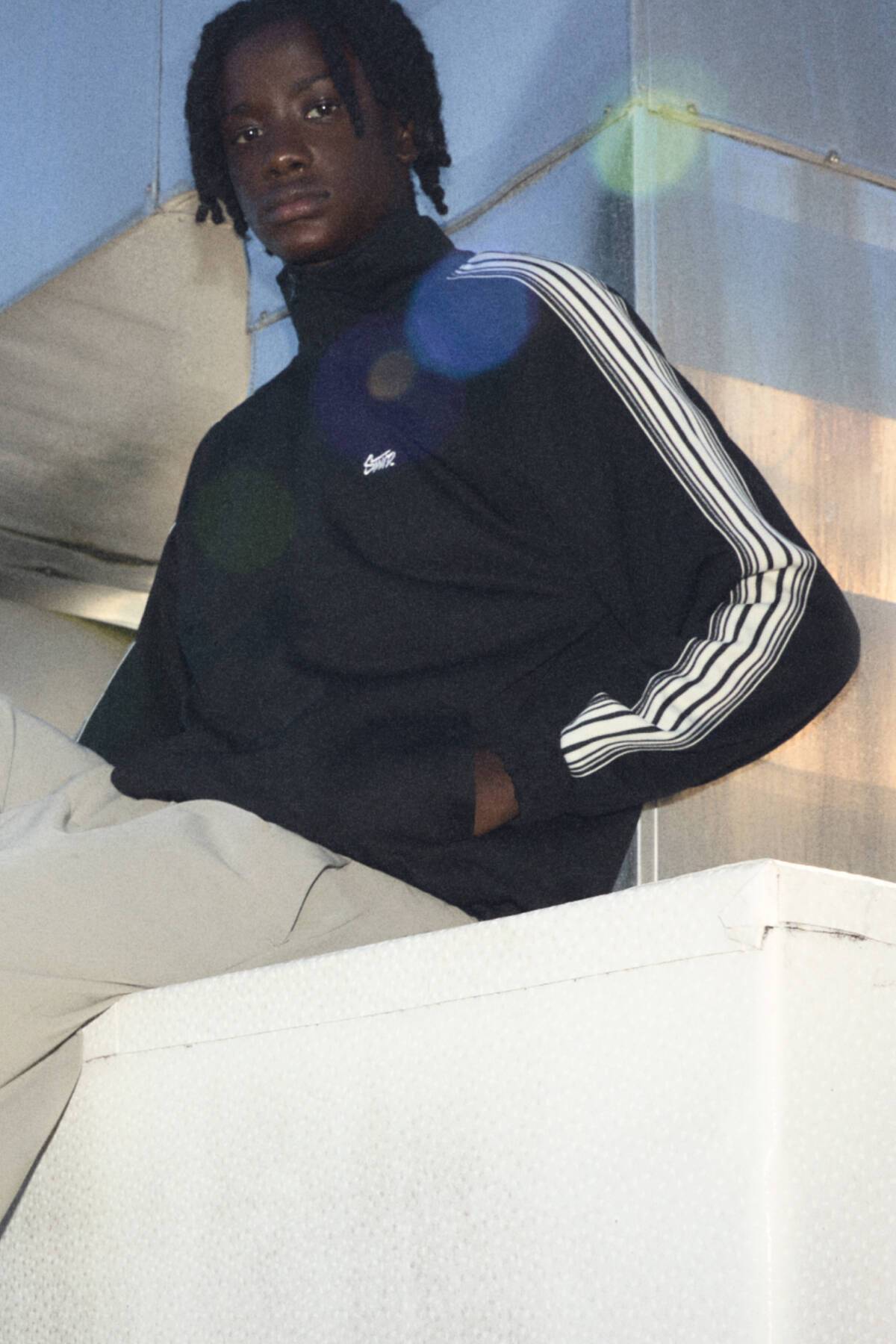 ژاکت گرمکن راه راه