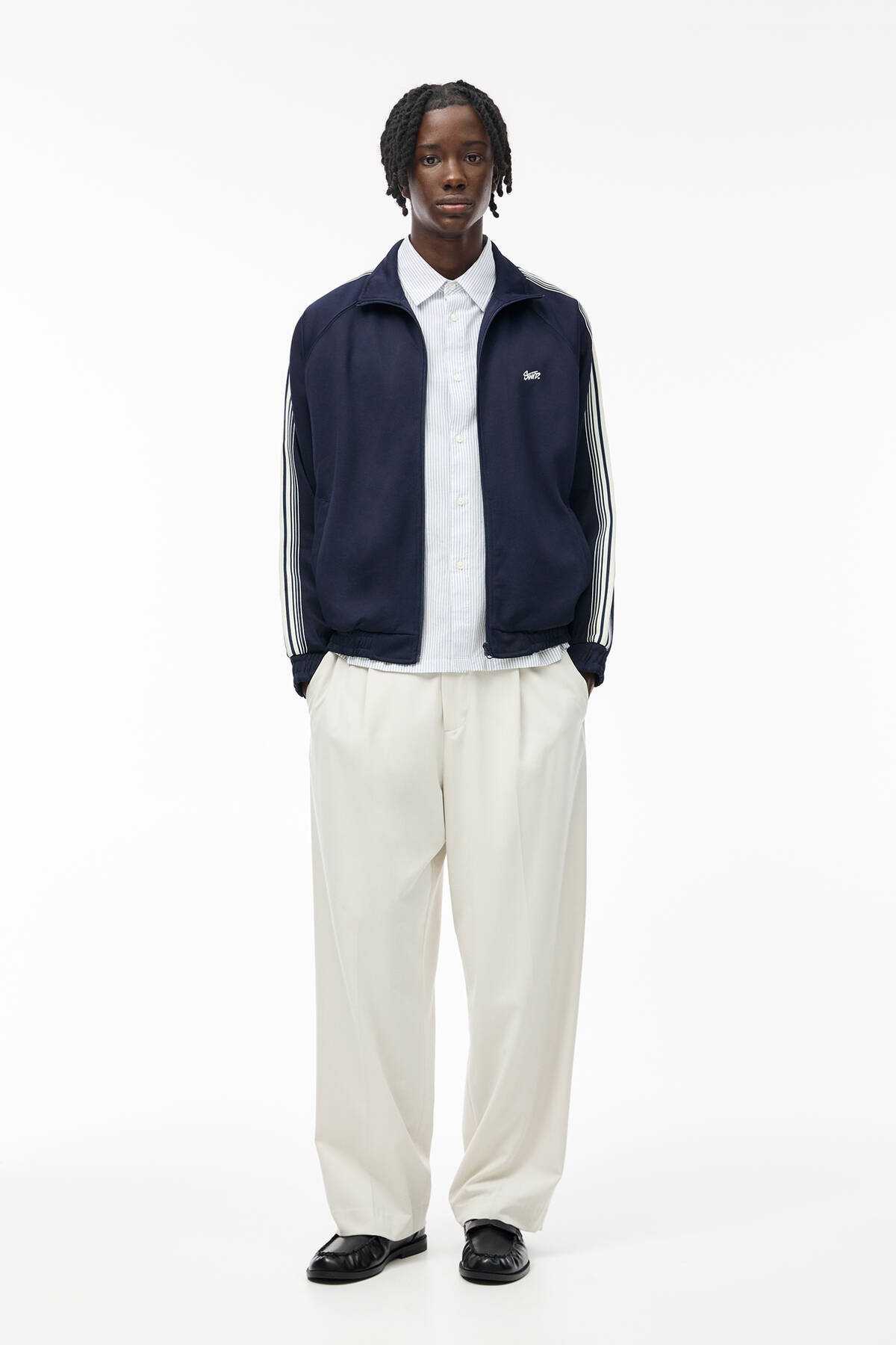 ژاکت گرمکن راه راه