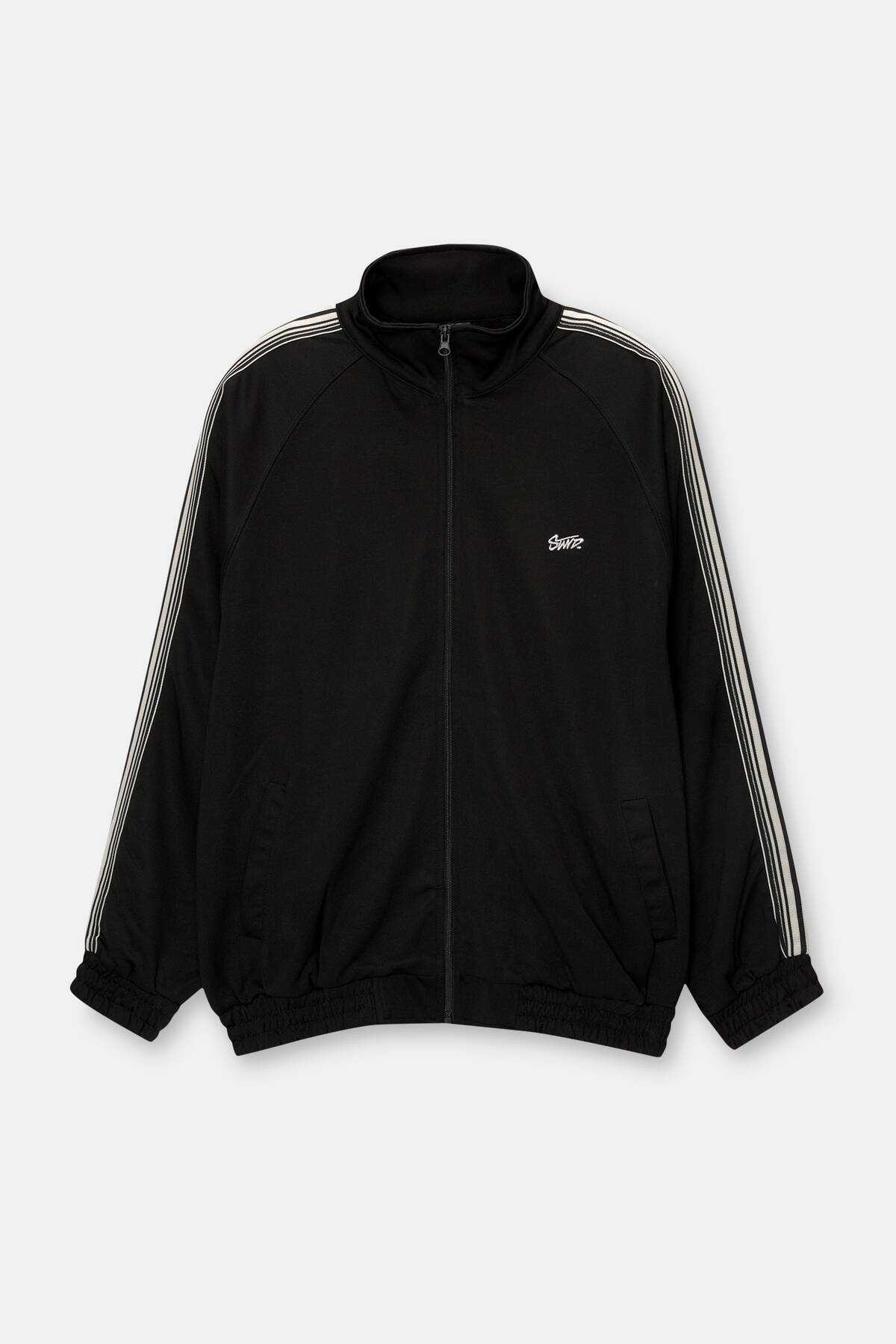 ژاکت گرمکن راه راه