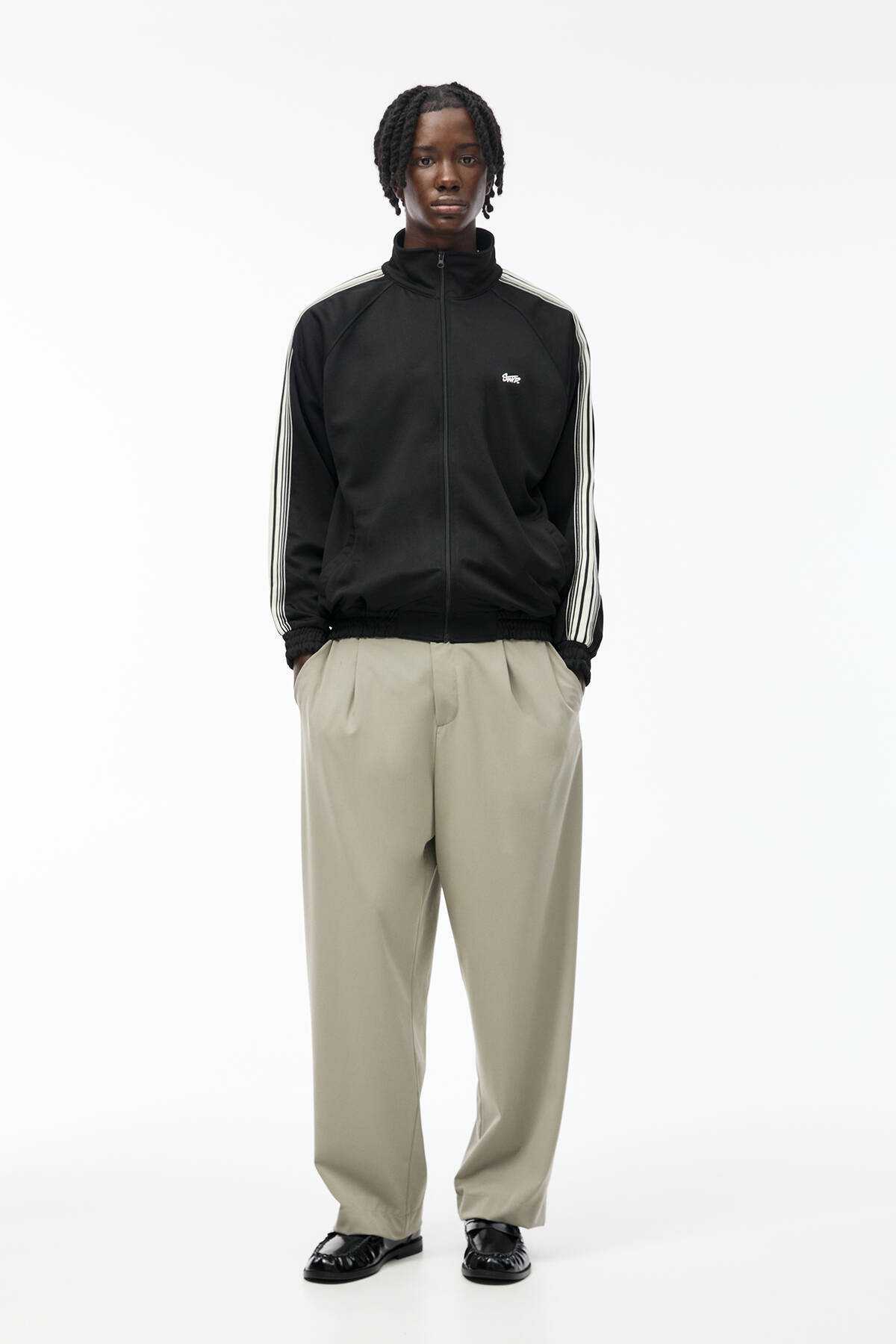 ژاکت گرمکن راه راه