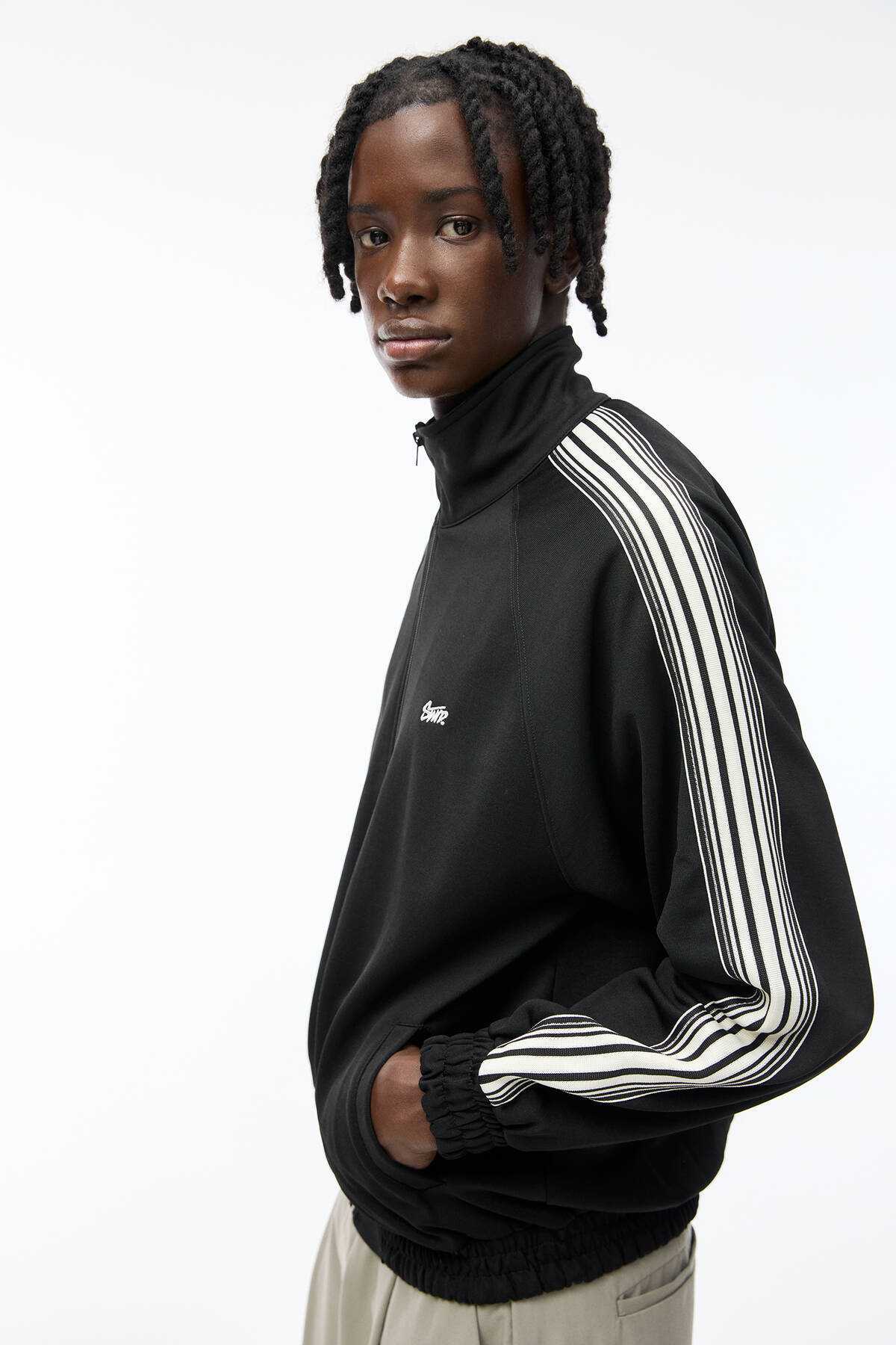 ژاکت گرمکن راه راه