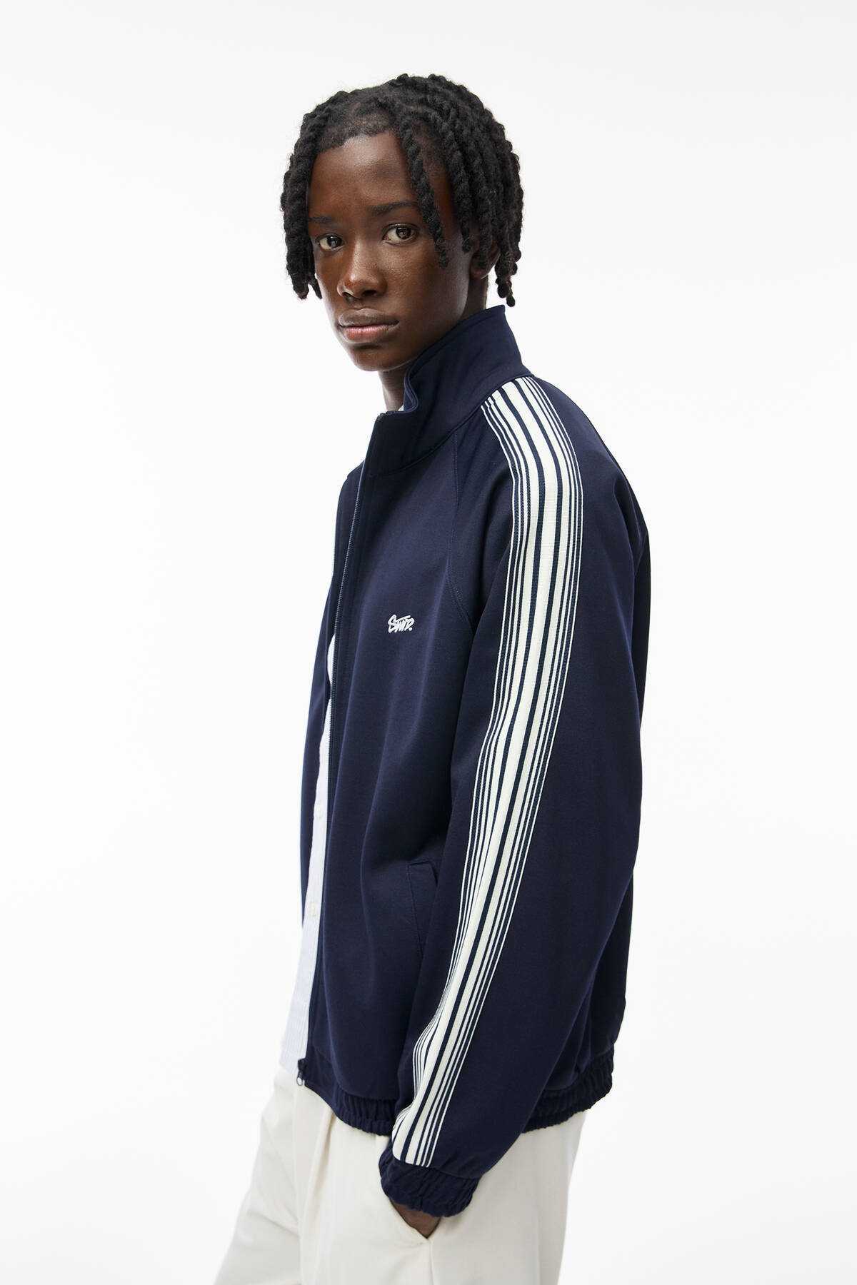 ژاکت گرمکن راه راه