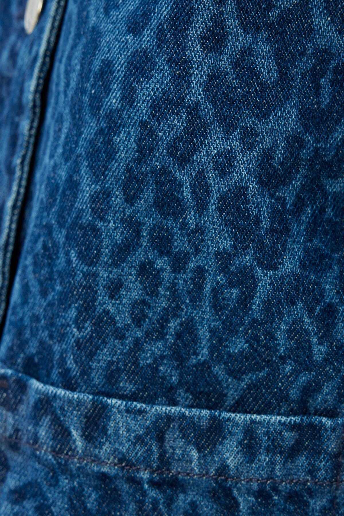 کت زنانه نیلی متوسط