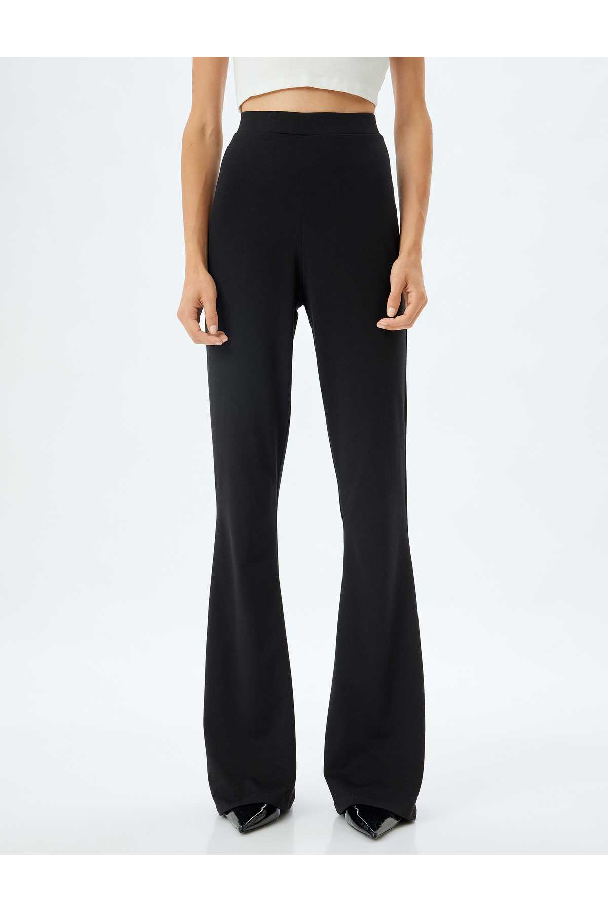 Flare Leg Tracksuit Pants Slim Fit Standard Standard