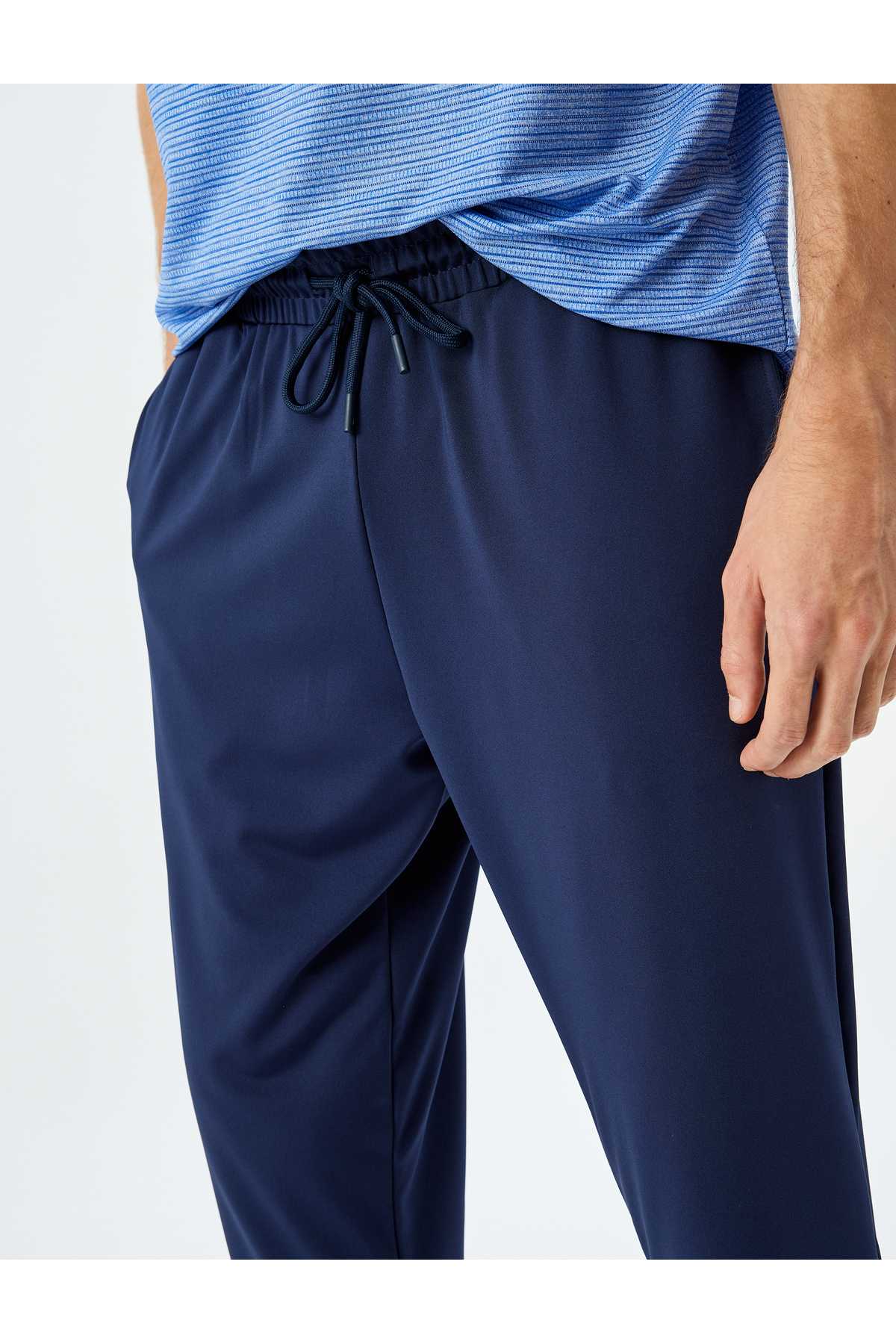 شلوار ورزشی جیبی بنددار Jogger کمری