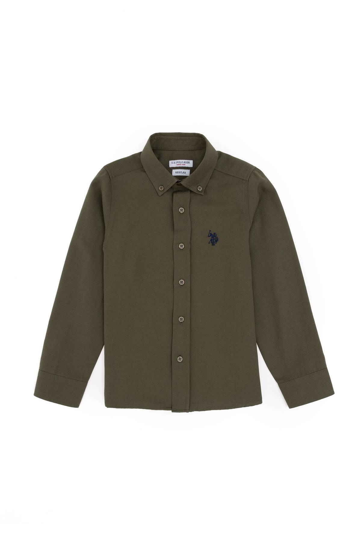 پیراهن پایه آستین بلند مشکی پسرانه 50297377-VR046