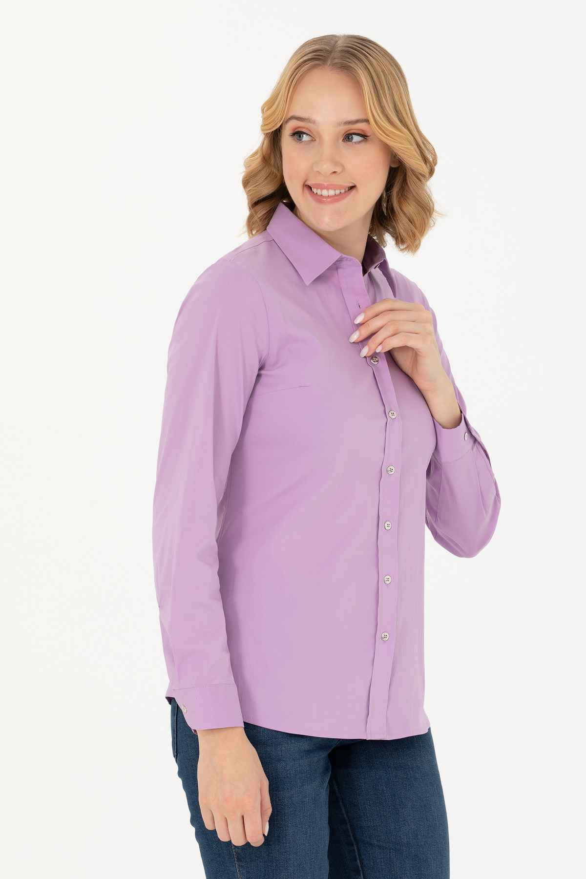 پیراهن زنانه آستین بلند پایه 50271264-VR085