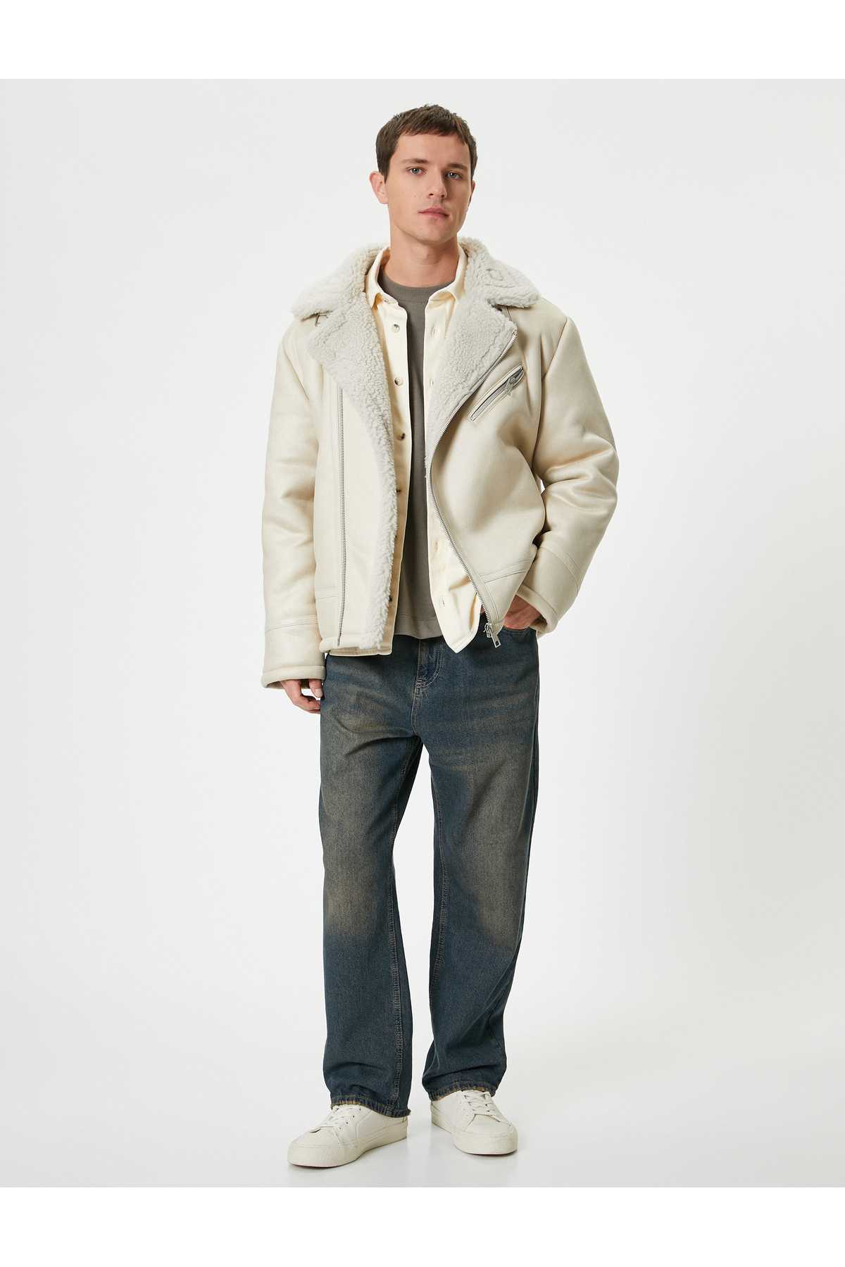 جیر نگاه خزدار ژاکت دوچرخه سواری باریک