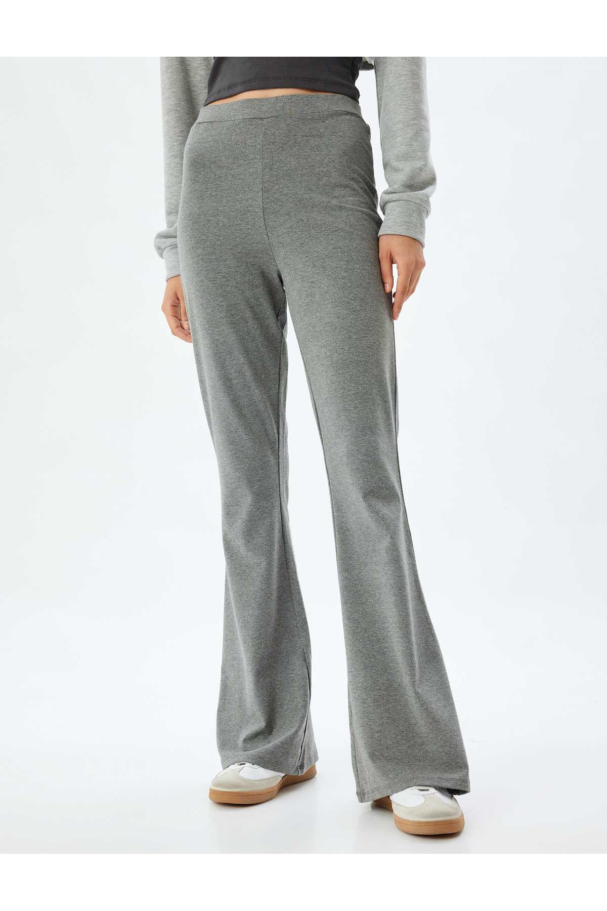 Flare Leg Tracksuit Pants Slim Fit Standard Standard