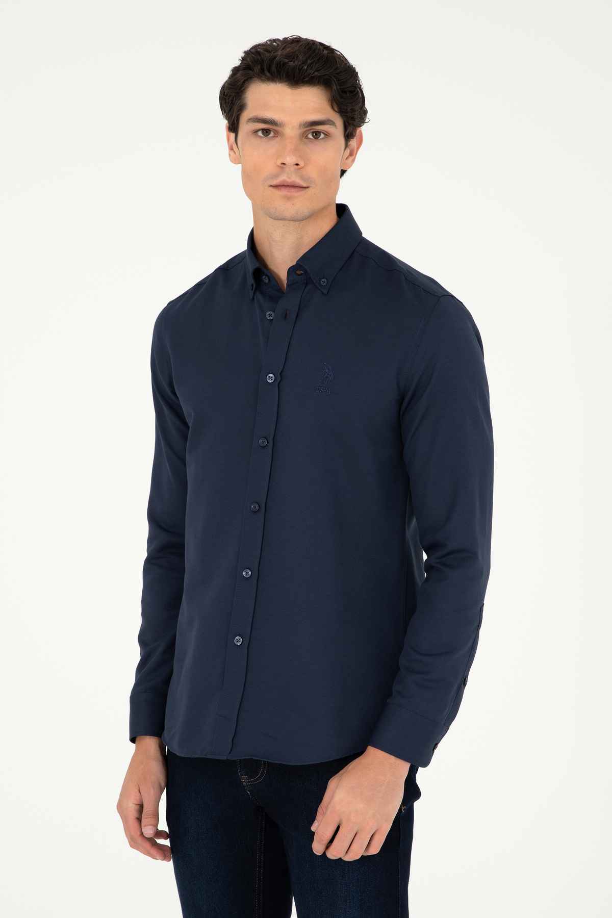 پیراهن مردانه آستین بلند پایه 50293427-VR046