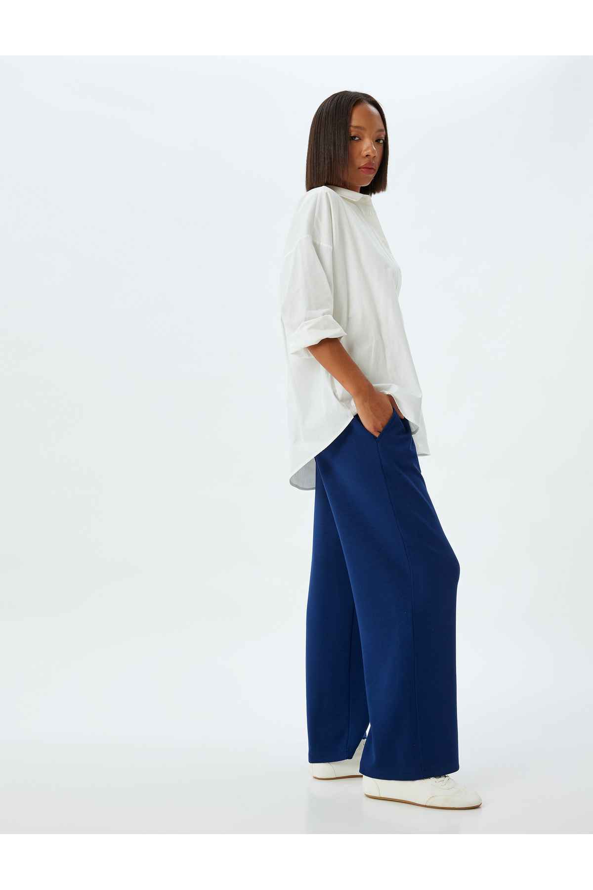 جیب کمری الاستیک پارچه ای گشاد شلوار ورزشی مدال با مناسب مناسب