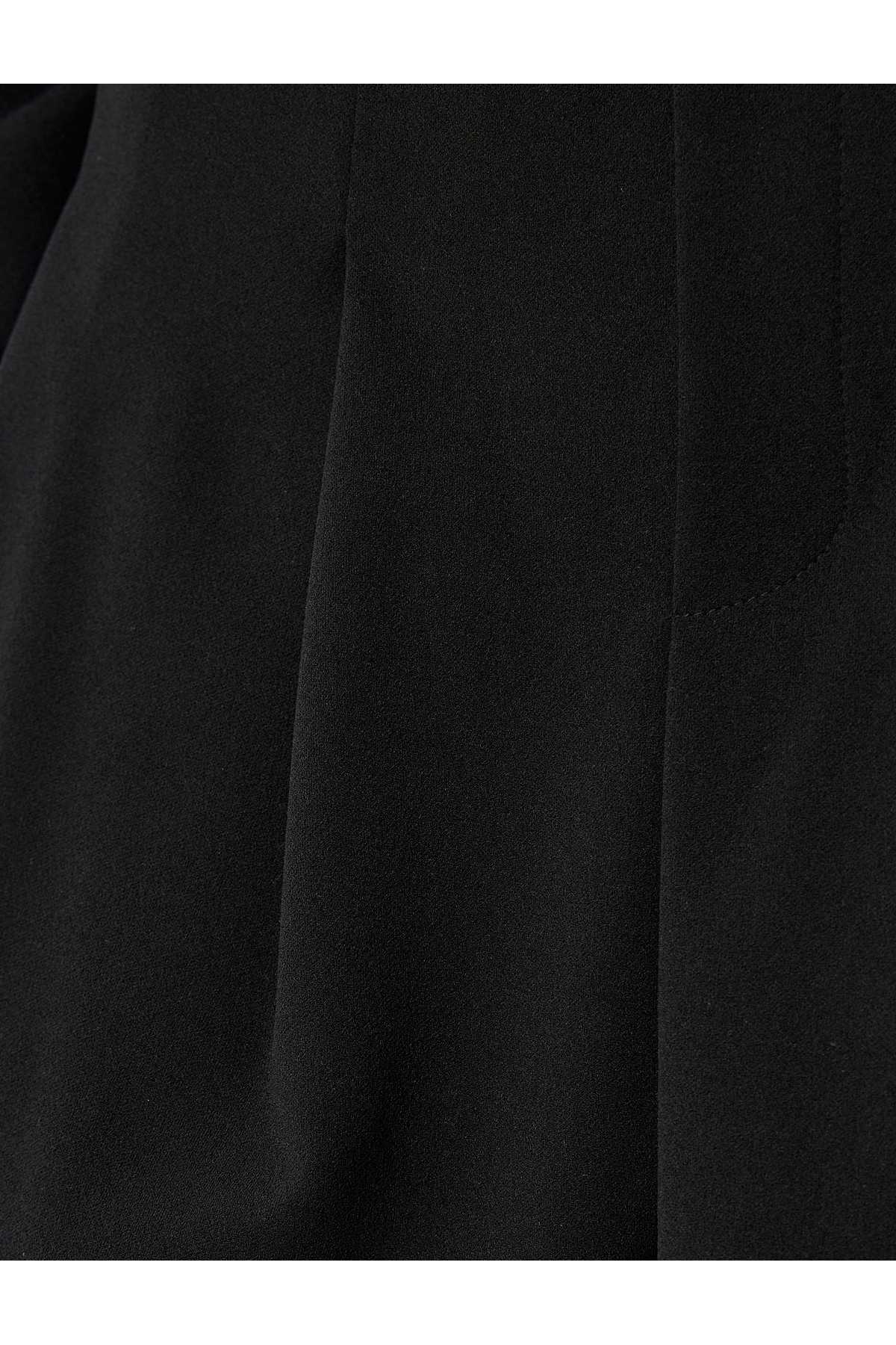 دامن کوتاه کوتاه با جزئیات کمربند پلیسه دار