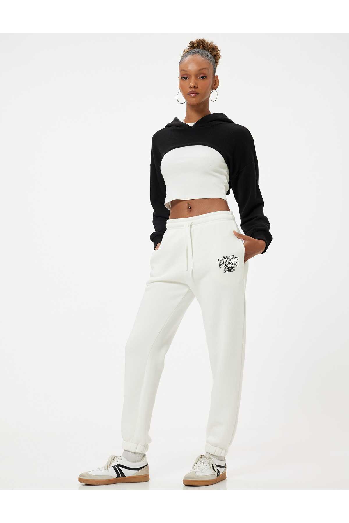 شلوار ورزشی Jogger با جیب دوردوزی کالج توری مناسب مناسب