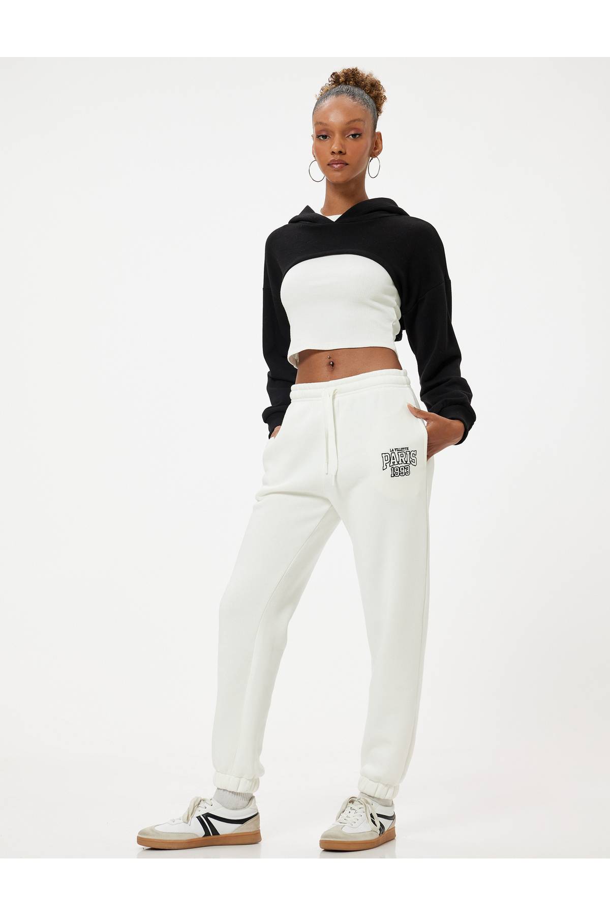 شلوار ورزشی Jogger با جیب دوردوزی کالج توری مناسب مناسب