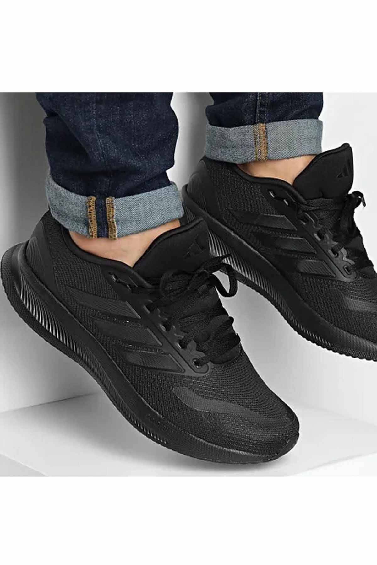 کفش کتانی مشکی مردانه برای پیاده روی و دویدن