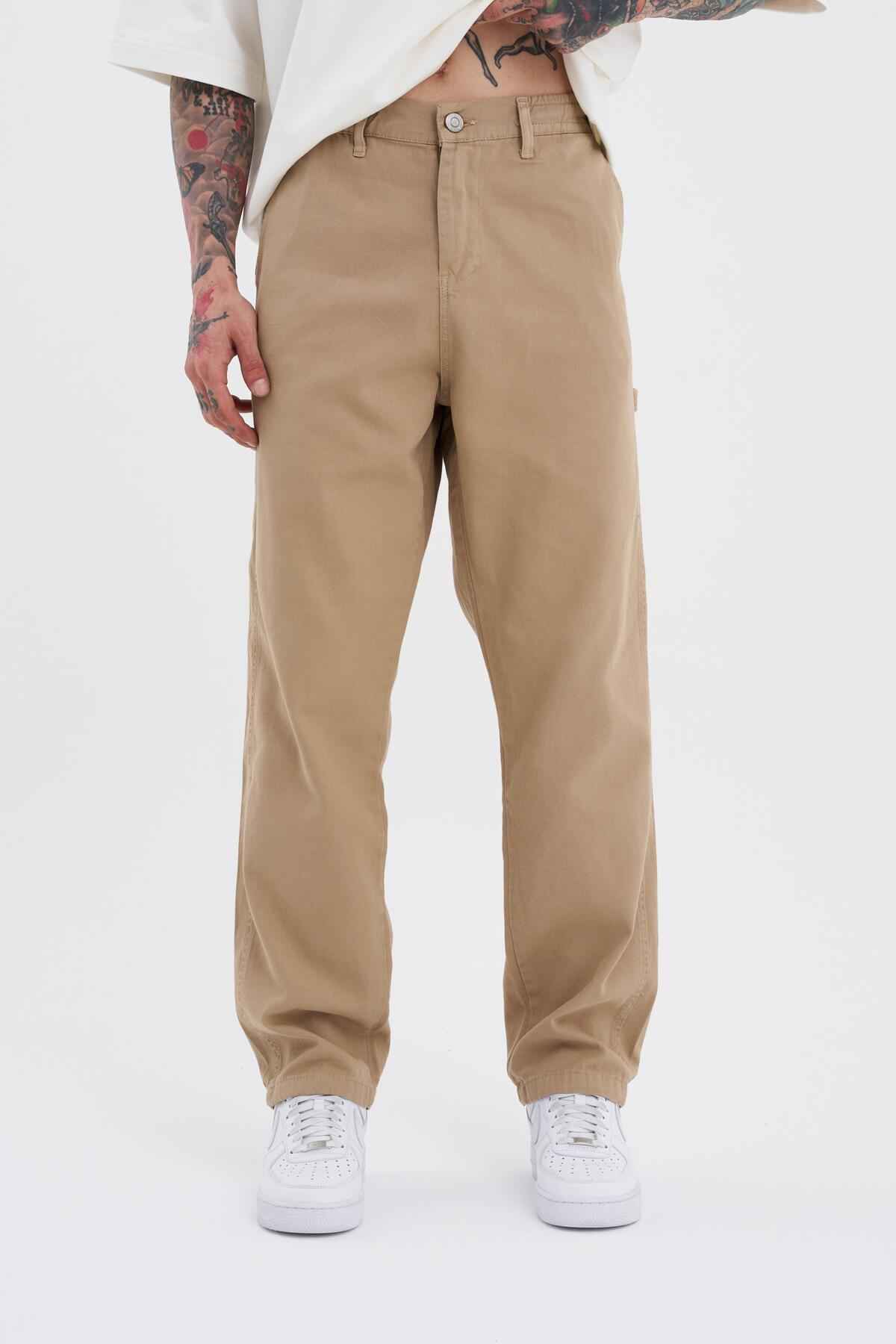 شلوار جین مشکی معمولی مردانه