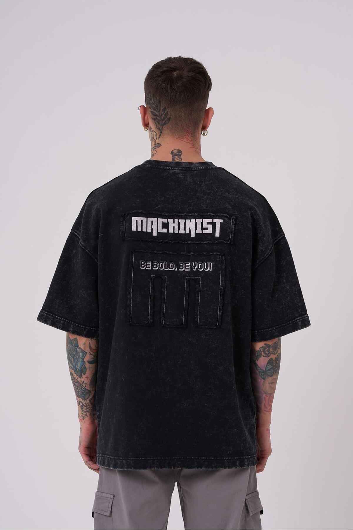 تیشرت ابری نیلی سایز بزرگ مردانه Be Bold Be You قابل شستشو