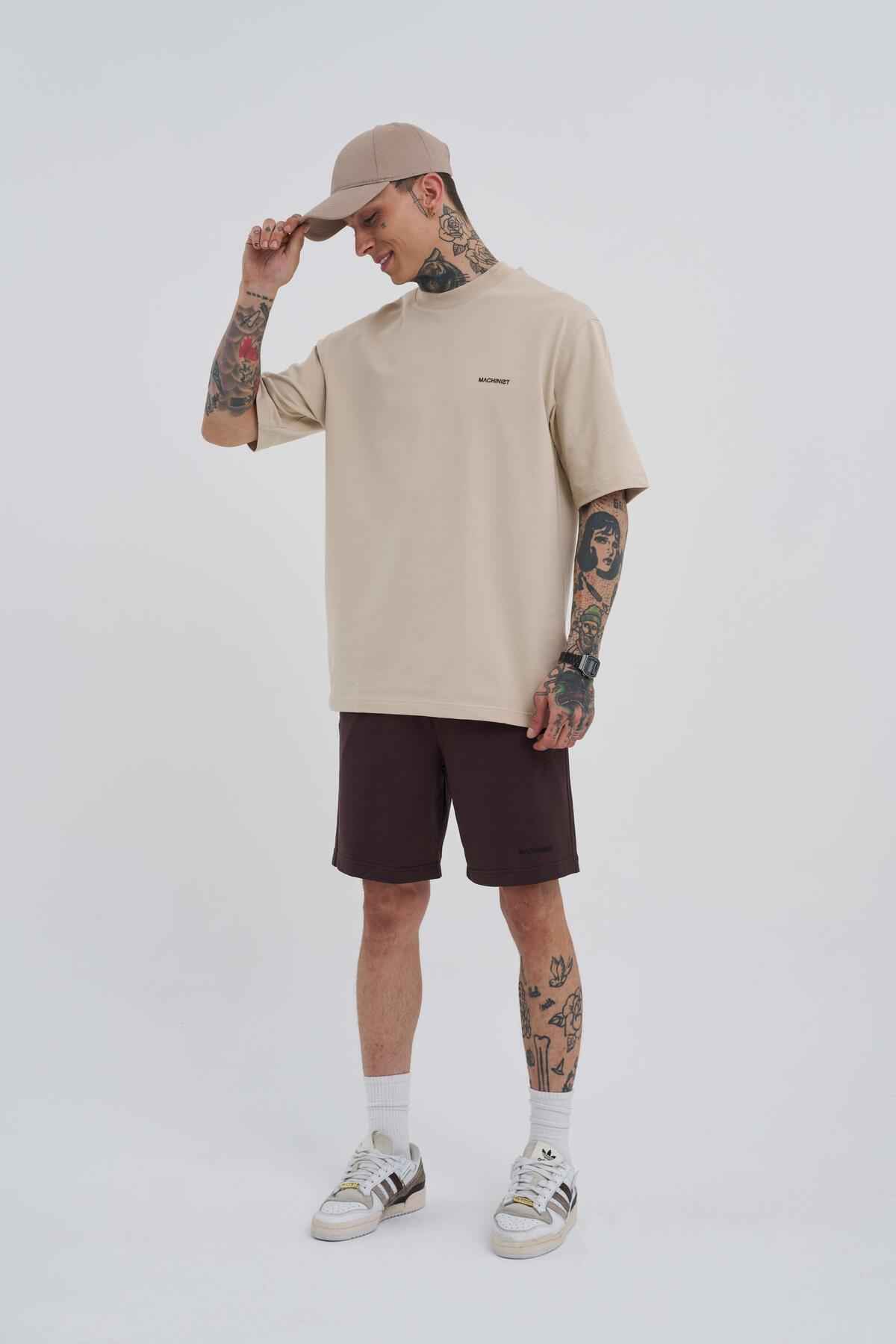 شلوارک ساده خاکستری مردانه