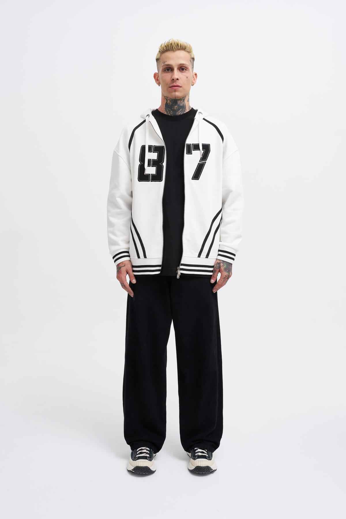 کت زیپ دار مشکی مردانه مدل 87