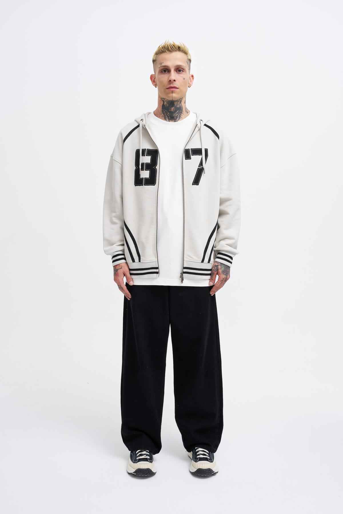 کت زیپ دار مشکی مردانه مدل 87