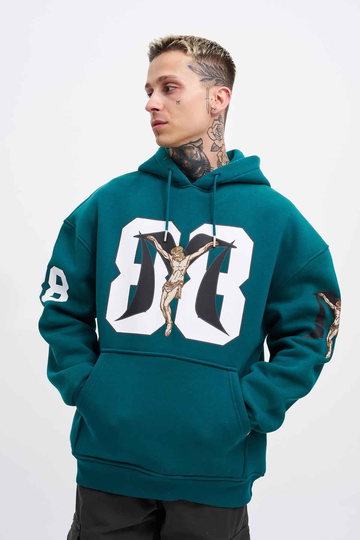 سویشرت مردانه 88 عیسی چاپ سایز بزرگ اکرو