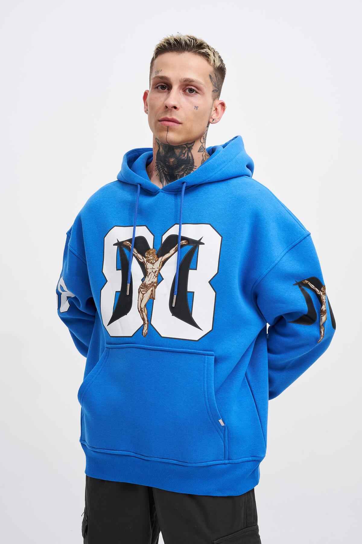 سویشرت مردانه 88 عیسی چاپ سایز بزرگ اکرو