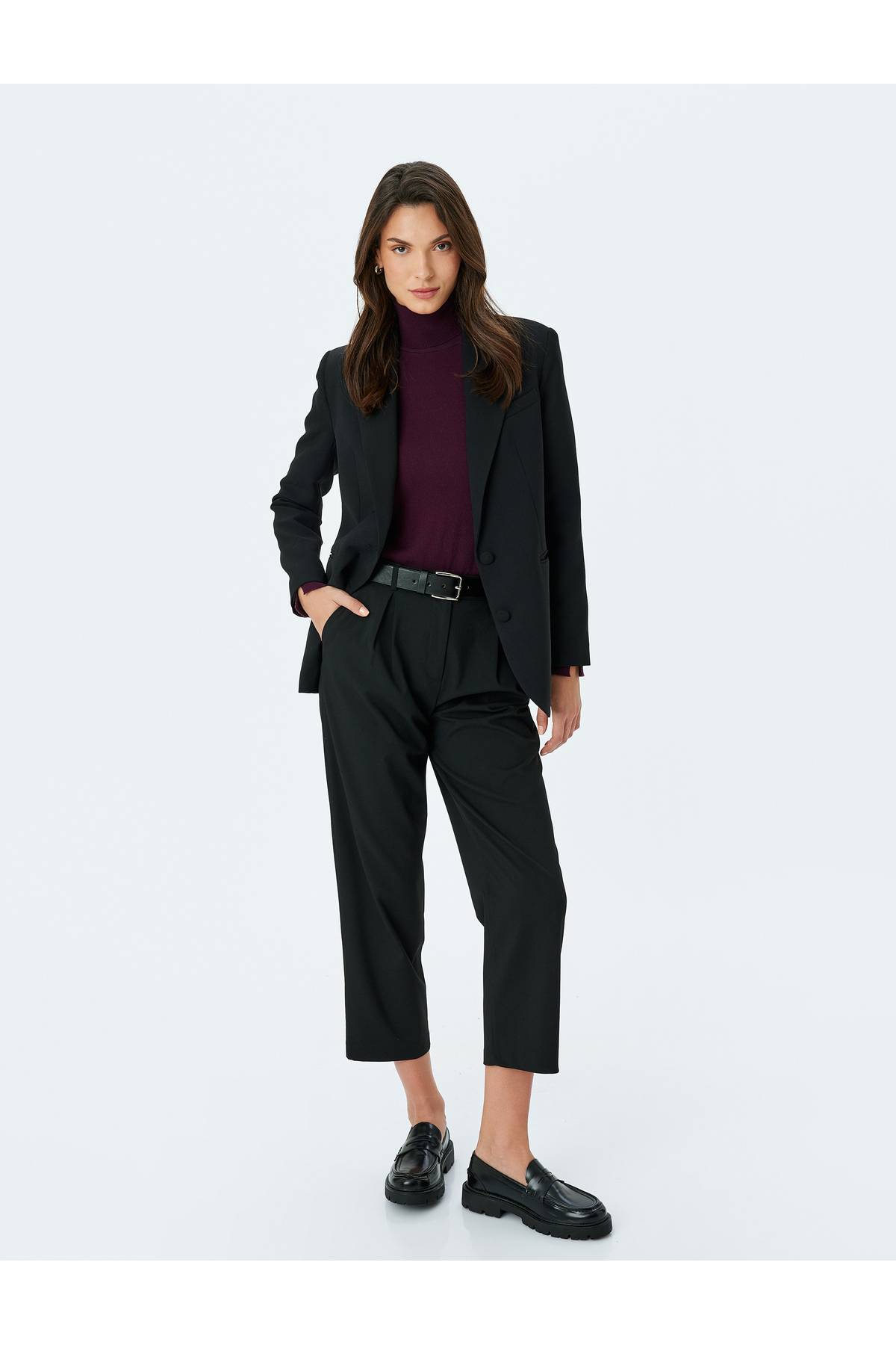 شلوار پارچه ای جیب دقیق شمع