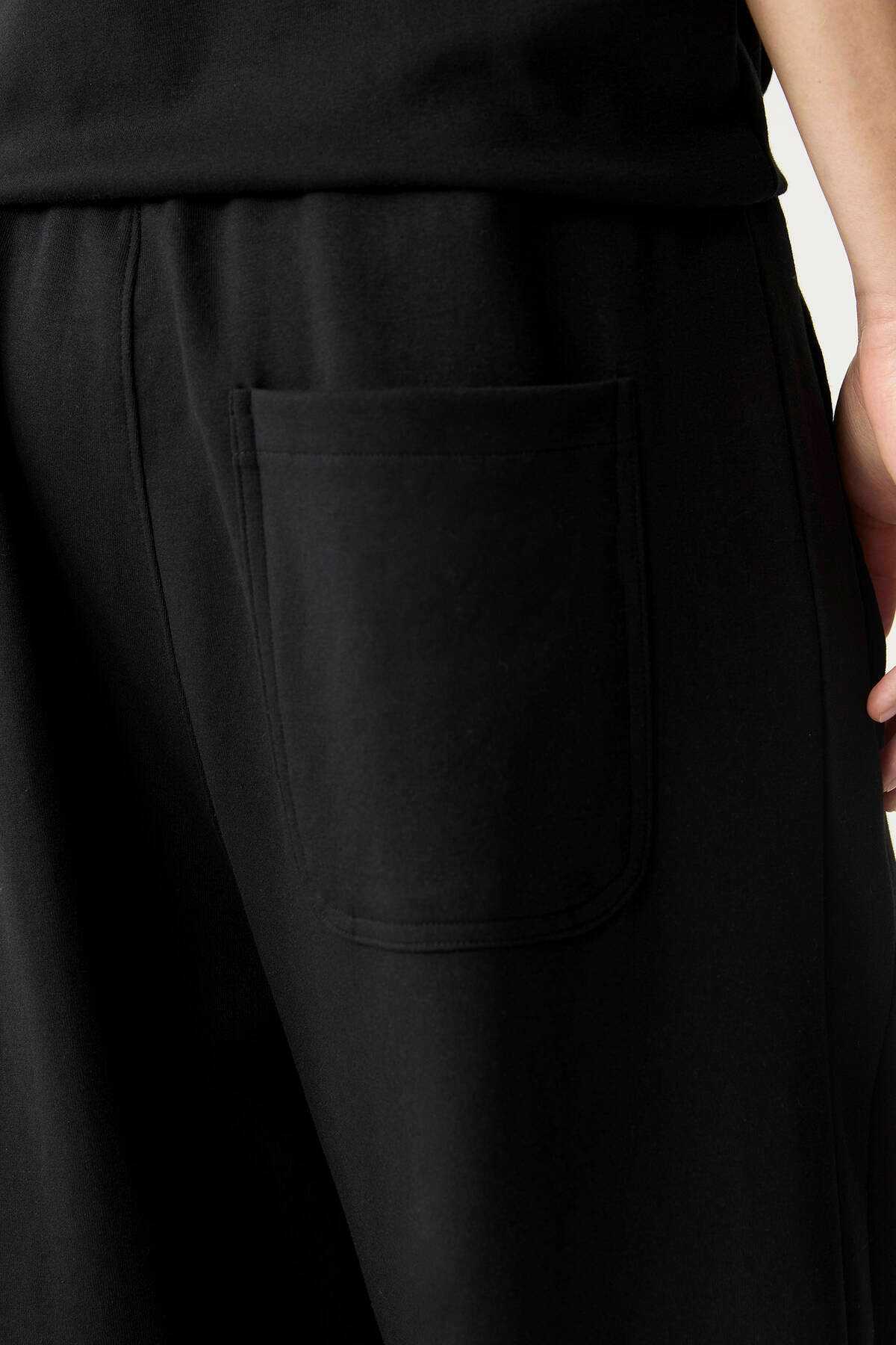 شلوار گرمکن پارچه ای اینترلاک