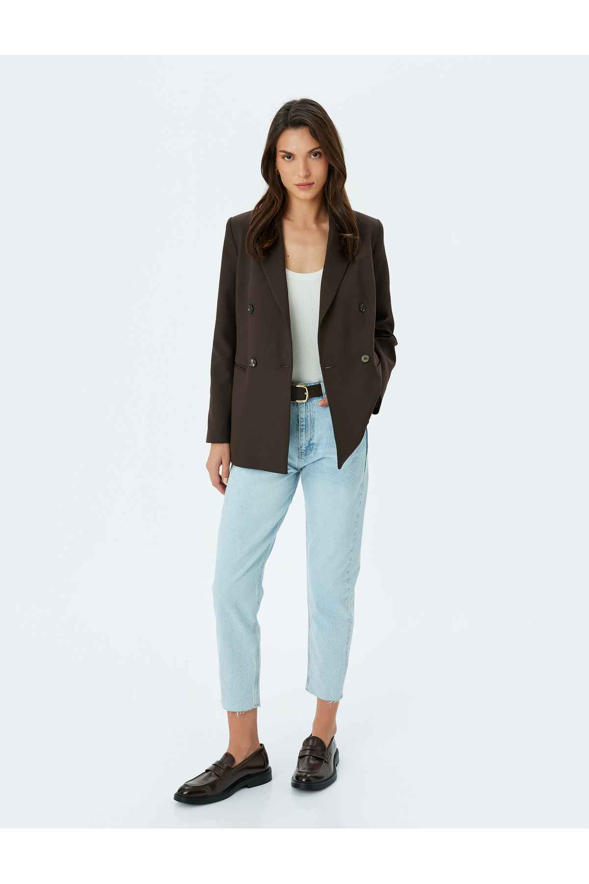 شلوار جین زن 5SAL40046MD OPEN OIGO