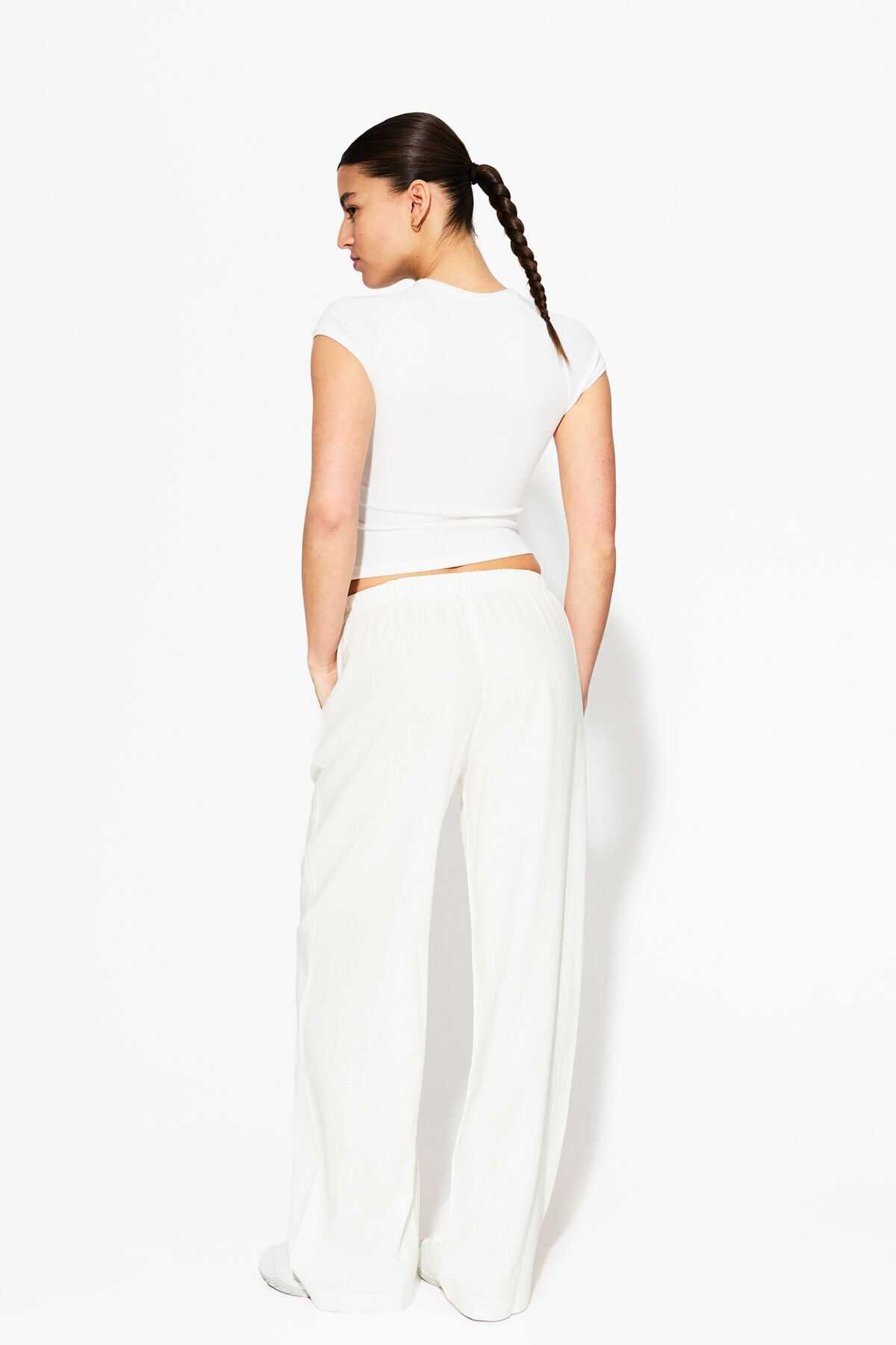 شلوار لاستیکی مخلوط و کمر