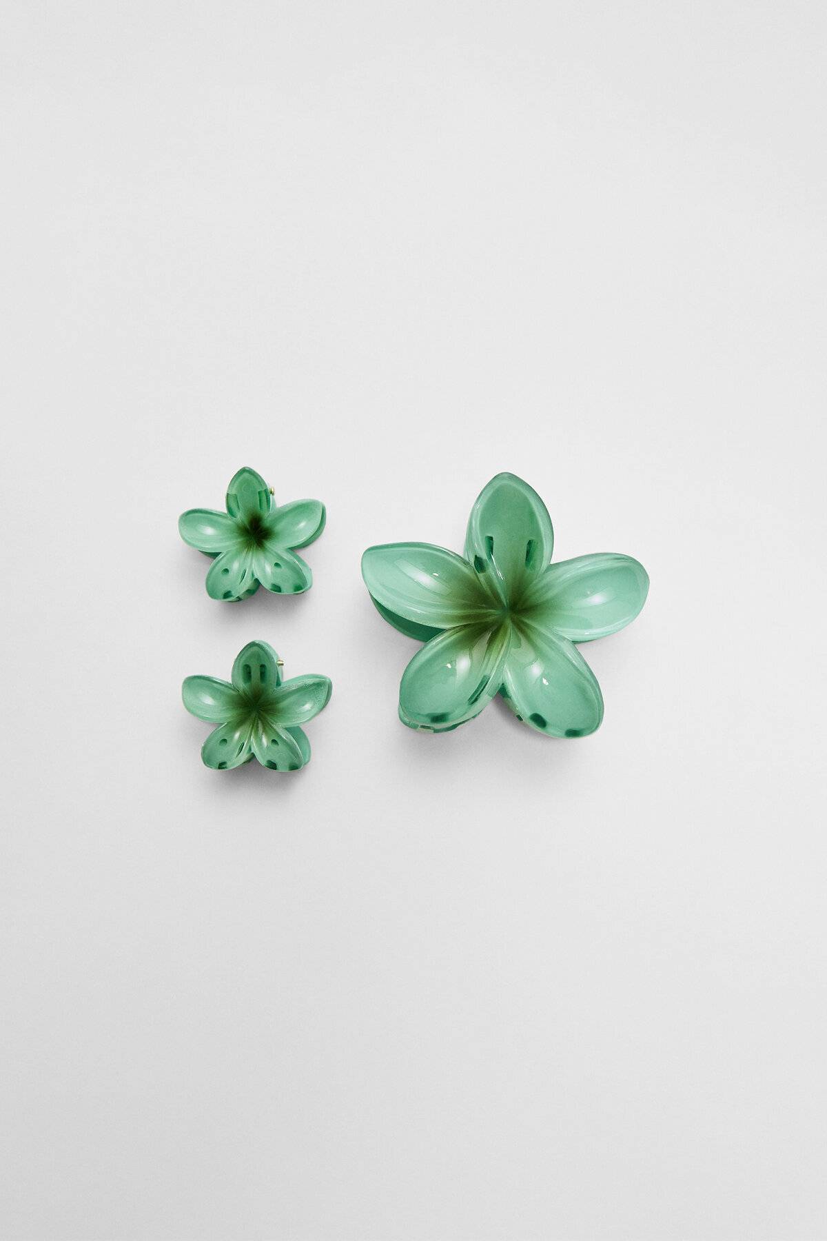 ست 3 عدد گیره موی گلدار