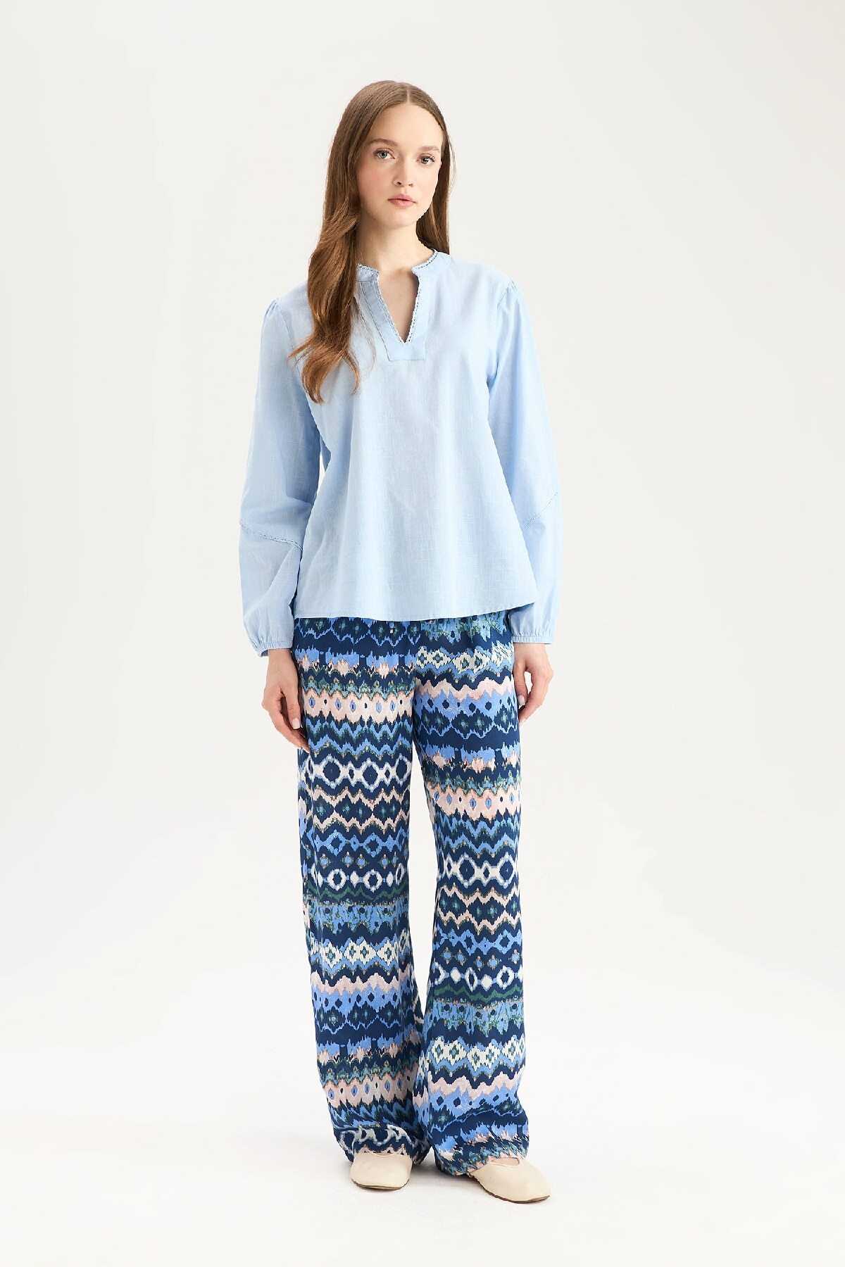 شلوار مناسب جیب تناسب با شلوار مسطح با الگوی دقیق