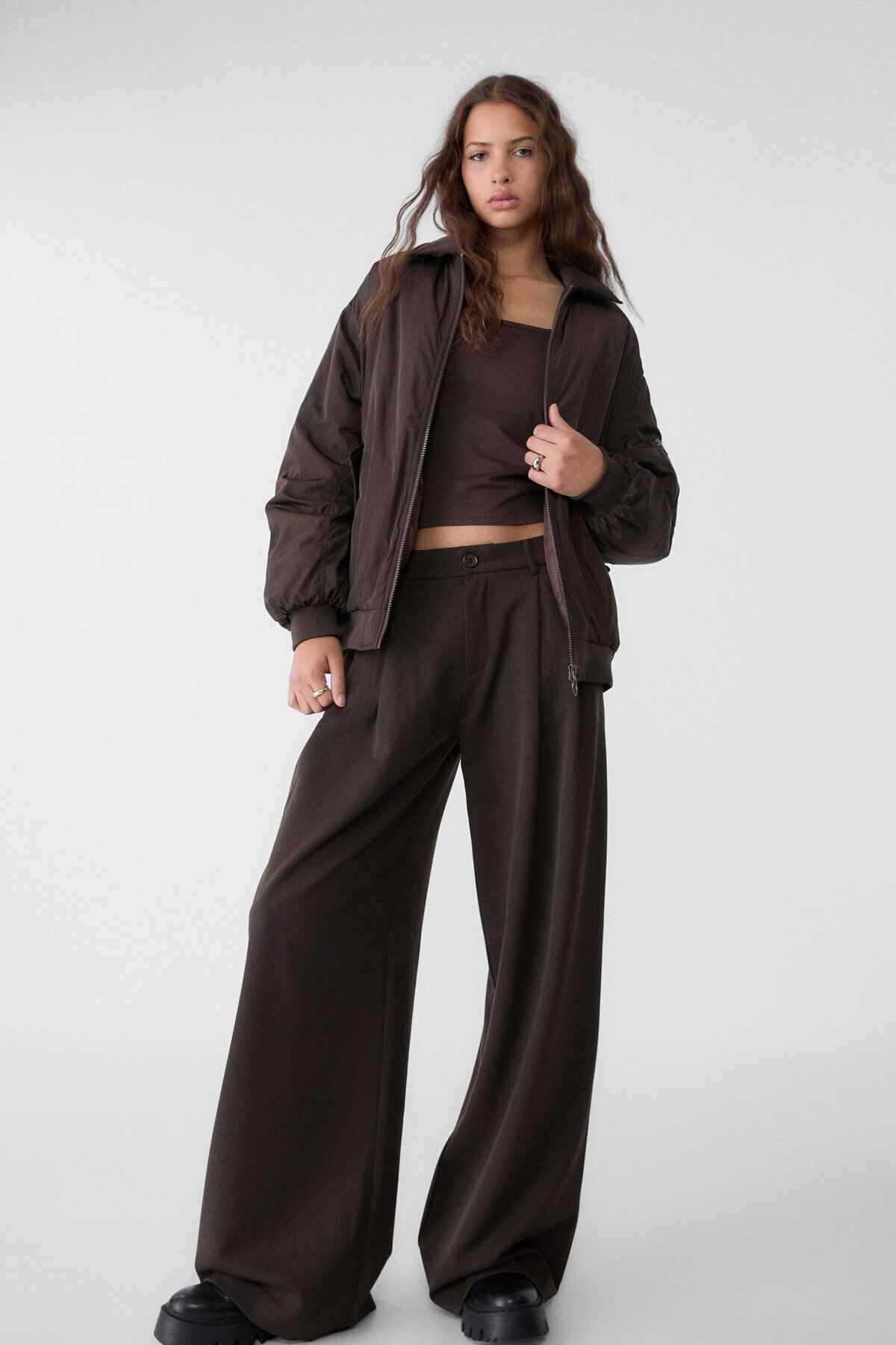 شلوار پارچه ای پاشی گسترده پودر